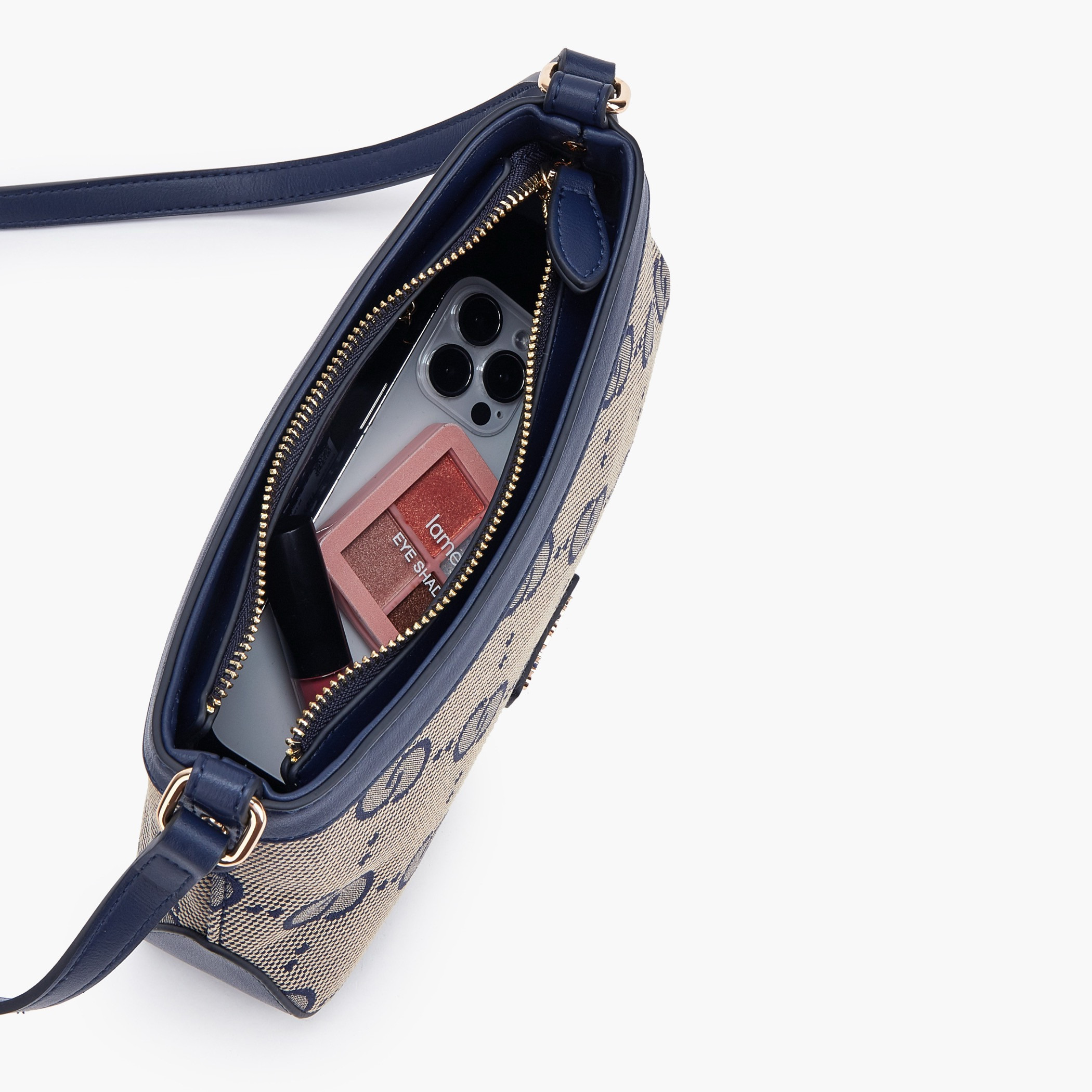 شنطة كروس بودي بارزة الملمس بحزام قابل للتعديل من سيليست-women-bagsandwallets-handbags-image-7