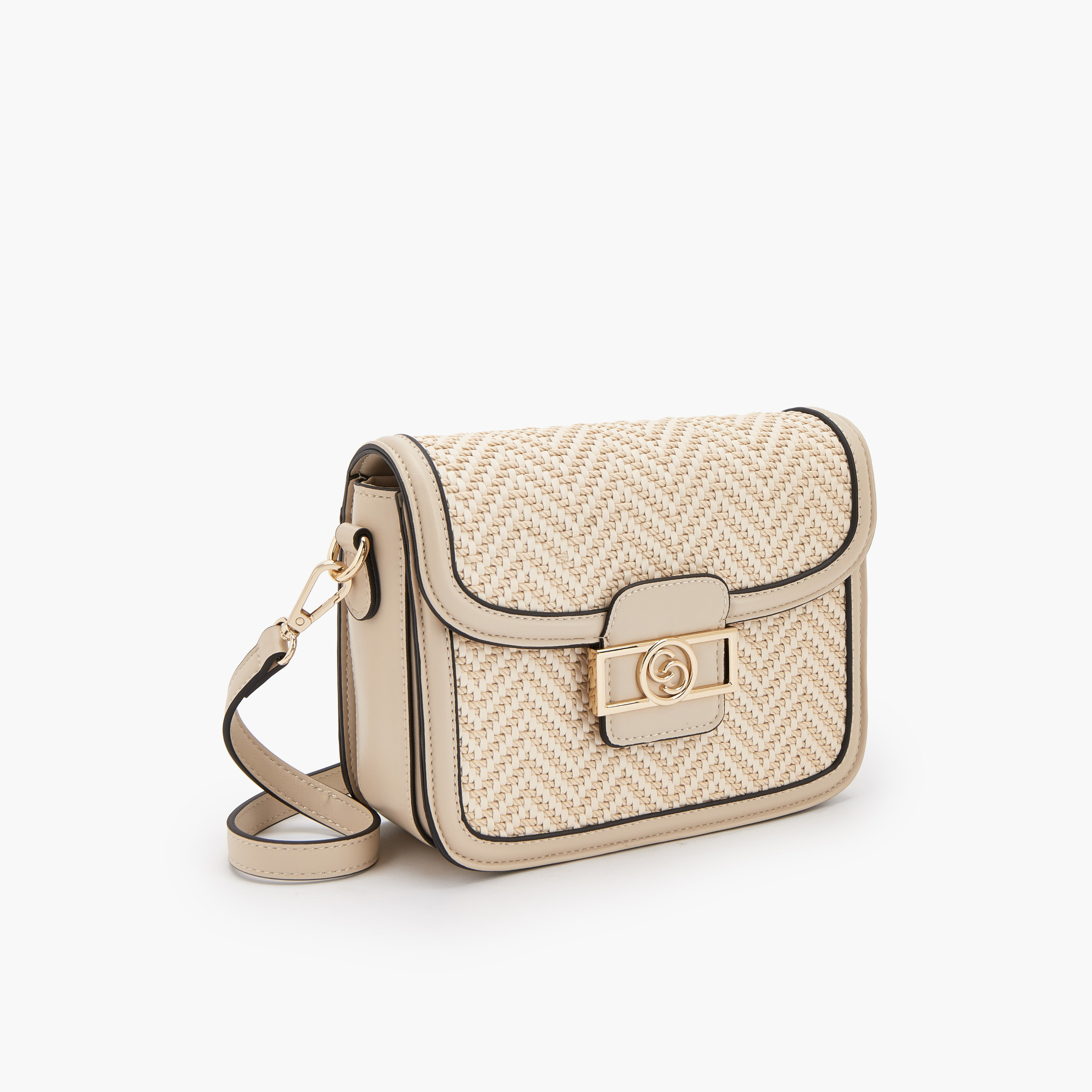 شنطة كروس بودي بارزة الملمس بحزام قابل للفصل من سيليست-women-bagsandwallets-handbags-image-3