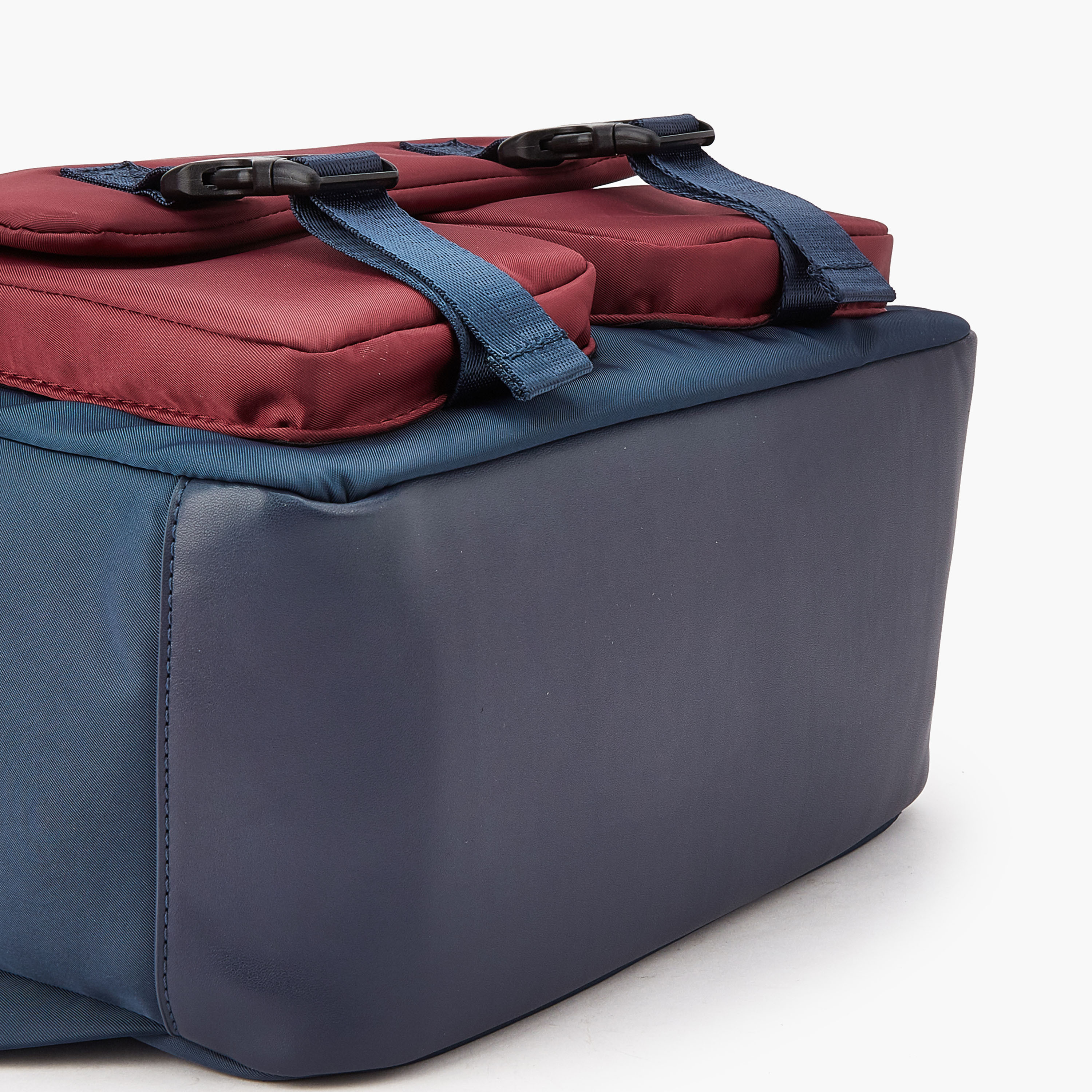 شنطة ظهر قماش سادة بأحزمة قابلة للتعديل من لي كوبر-women-bagsandwallets-backpacks-image-7