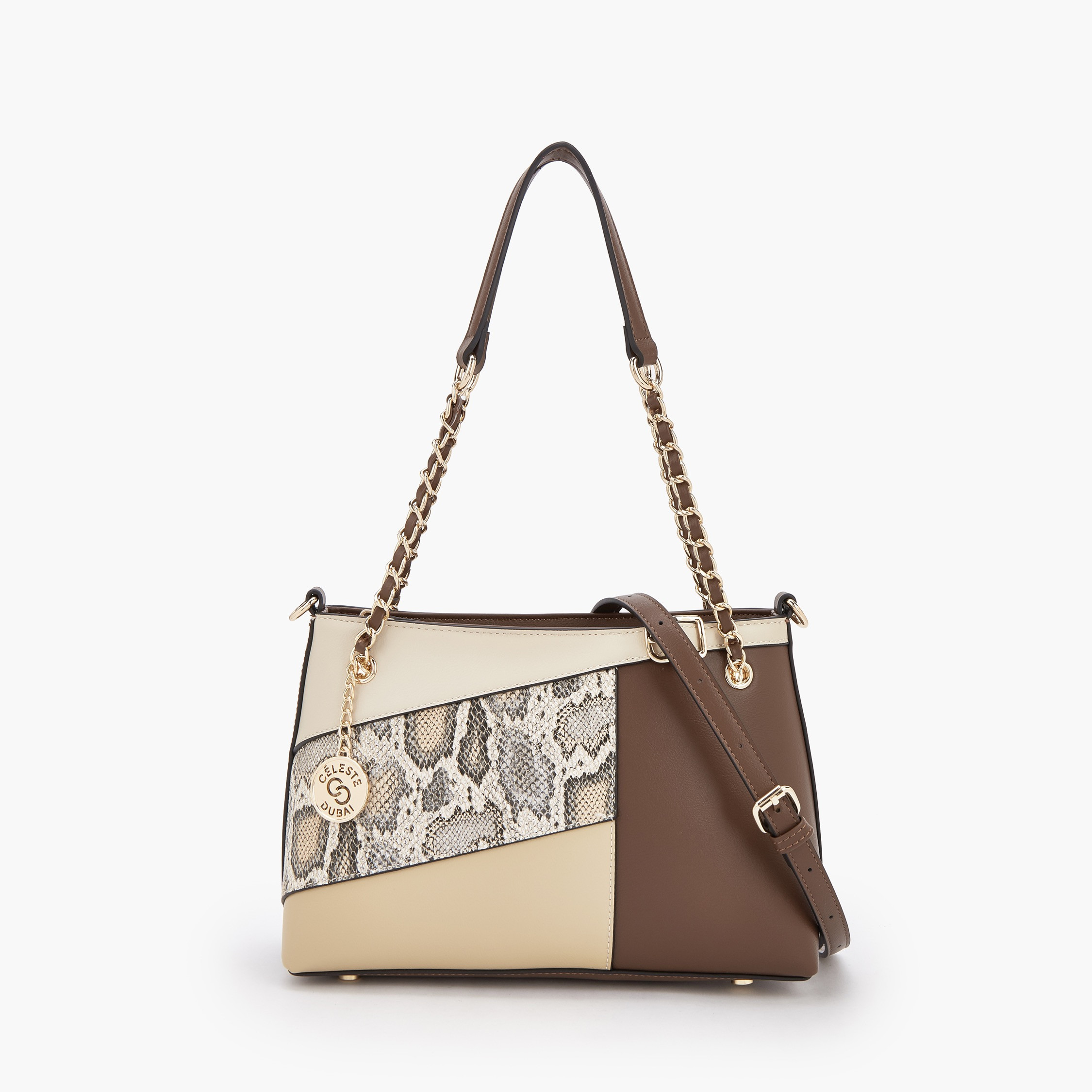 شنطة كتف بحزام قابل للفصل من سيليست-women-bagsandwallets-handbags-image-1