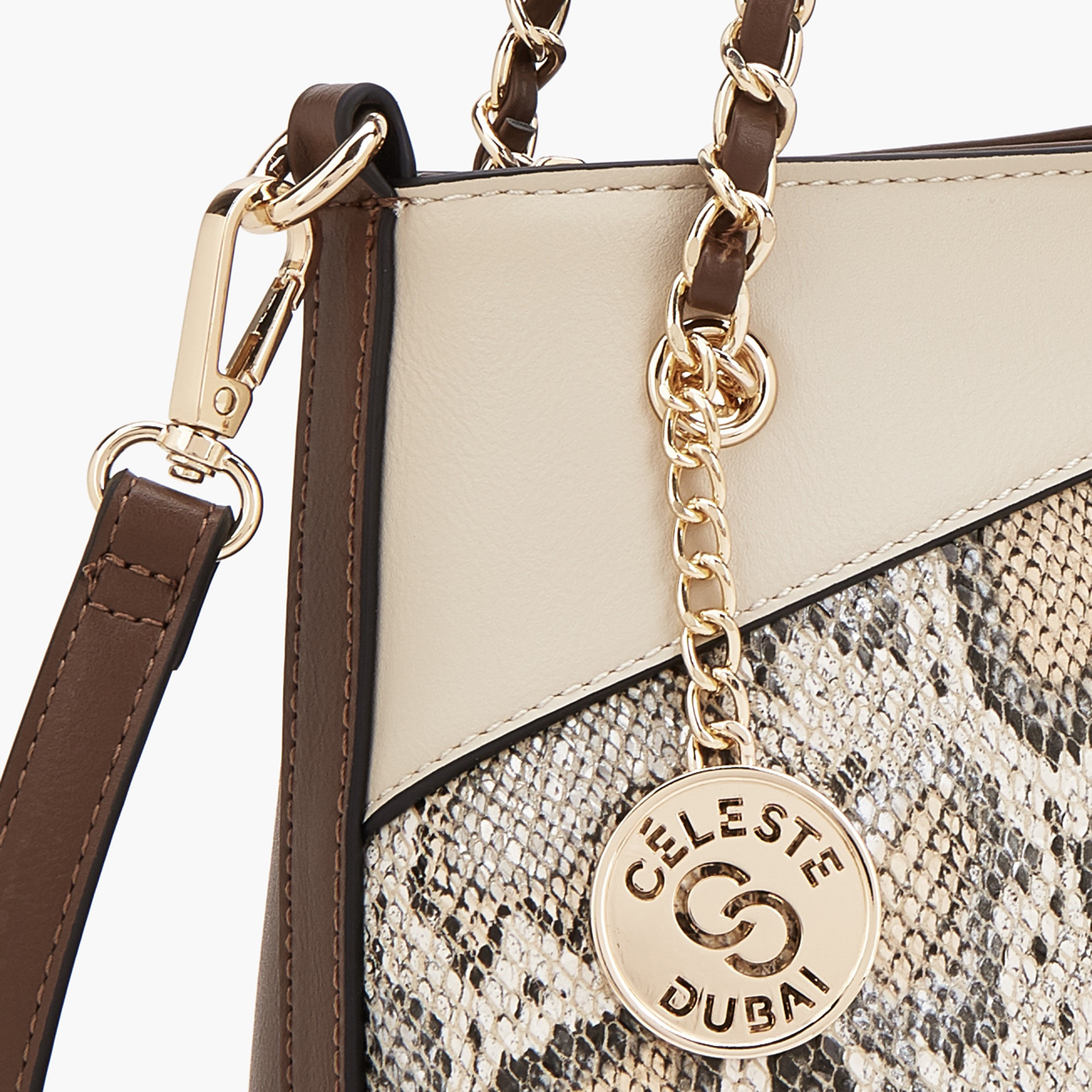 شنطة كتف بحزام قابل للفصل من سيليست-women-bagsandwallets-handbags-image-3