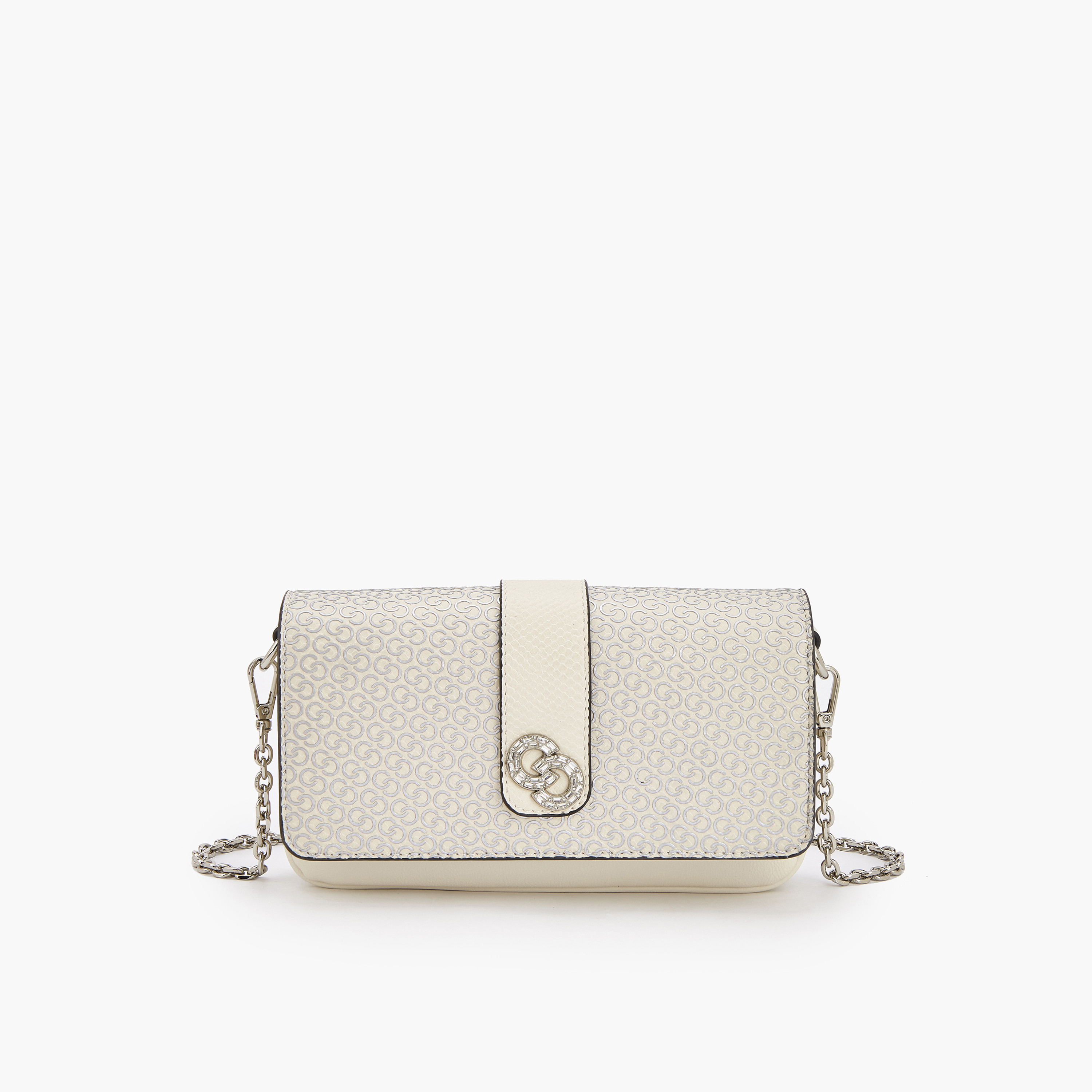 Celeste Monogram Print Sling Bag with Detachable Chain Strap-women-bagsandwallets-handbags-image-1