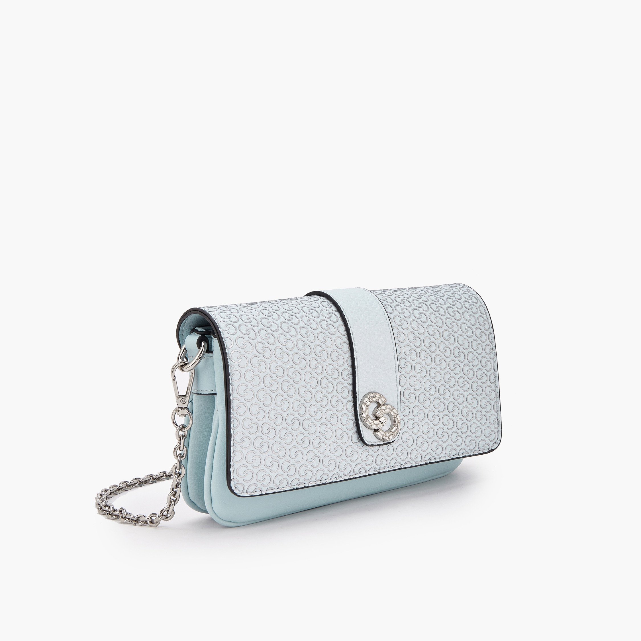 شنطة كروس بطبعات مونوجرام مع حزام سلسلة قابل للفصل من سيليست-women-bagsandwallets-handbags-image-2
