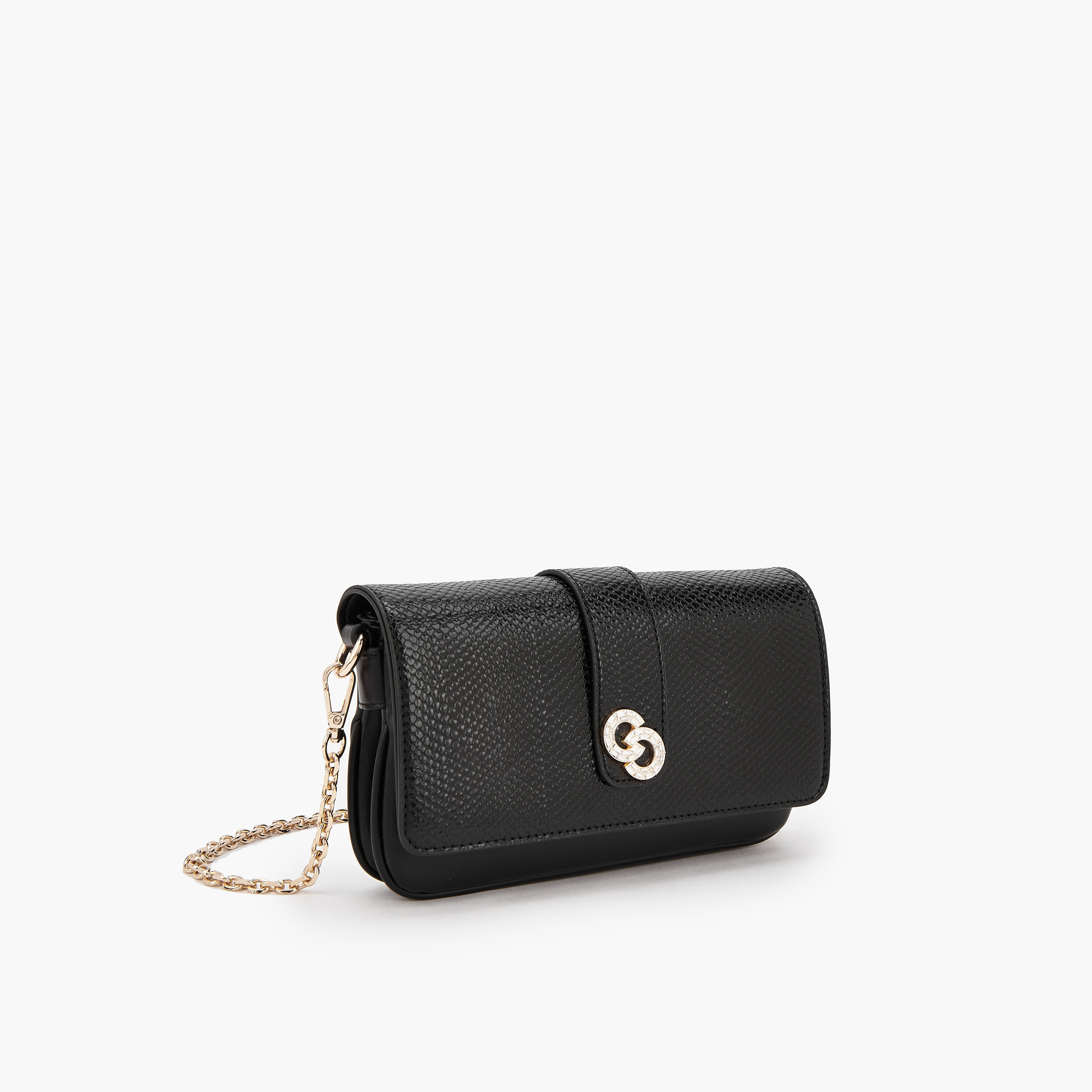شنطة بارزة الملمس بحزام سلسلة من سيليست-women-bagsandwallets-handbags-image-2