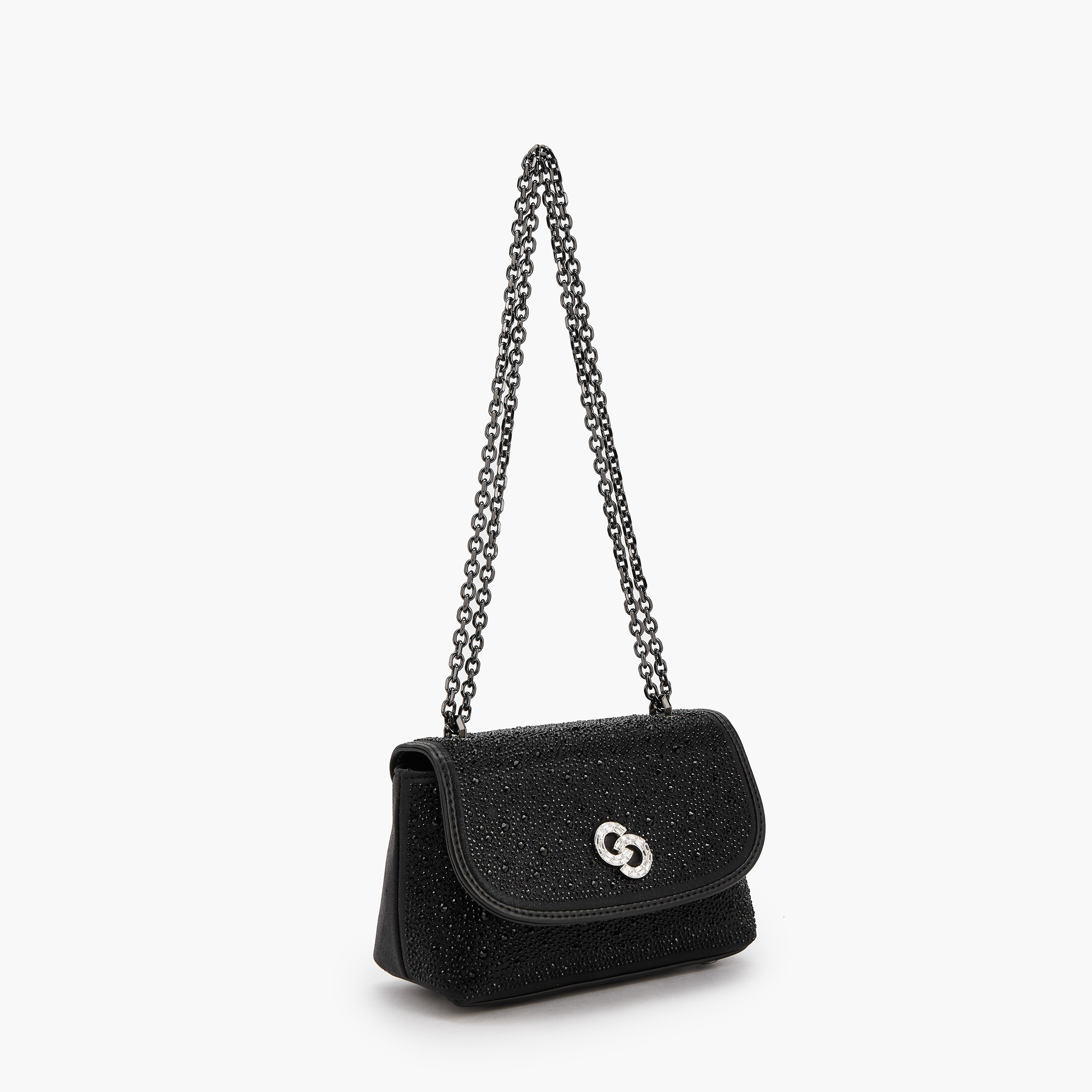 شنطة كتف مزينة بحزام سلسلة من سيليست-women-bagsandwallets-handbags-image-2