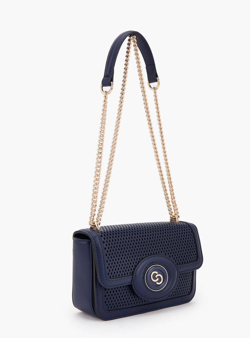 شنطة كروس بودي بتصميم مفرغ وحمالة سلسلة من سيليست-women-bagsandwallets-handbags-image-3