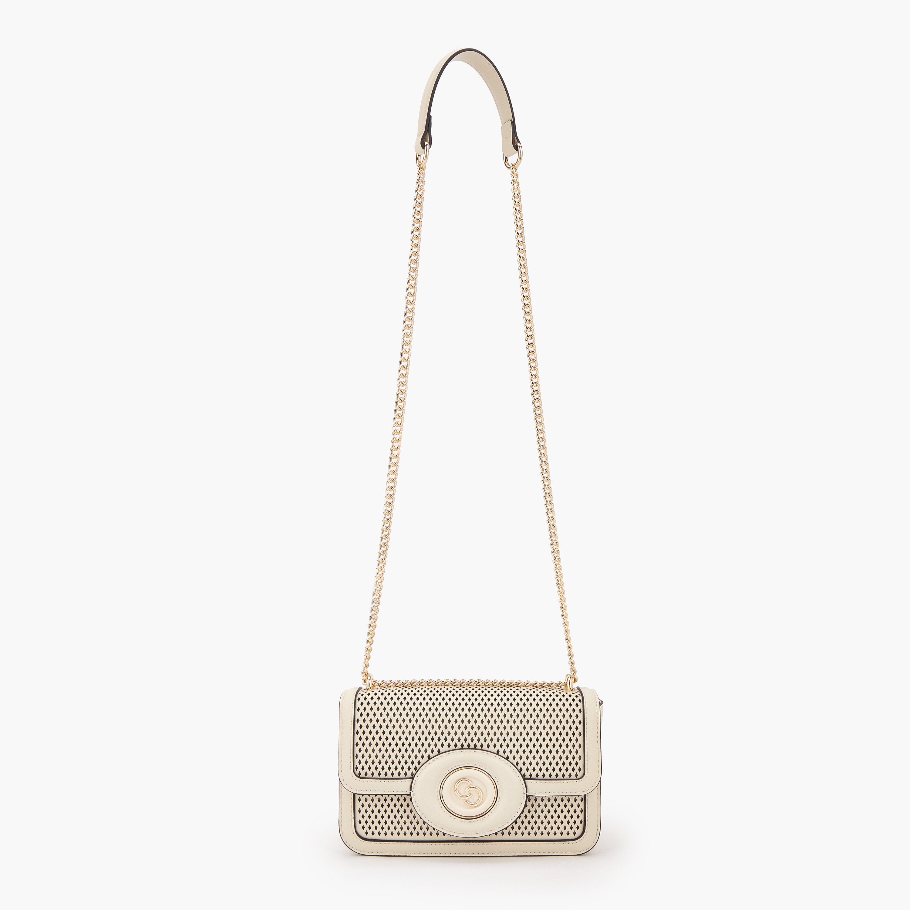 Celeste Cutout Design Crossbody Bag with Chain Strap-women-bagsandwallets-handbags-image-2