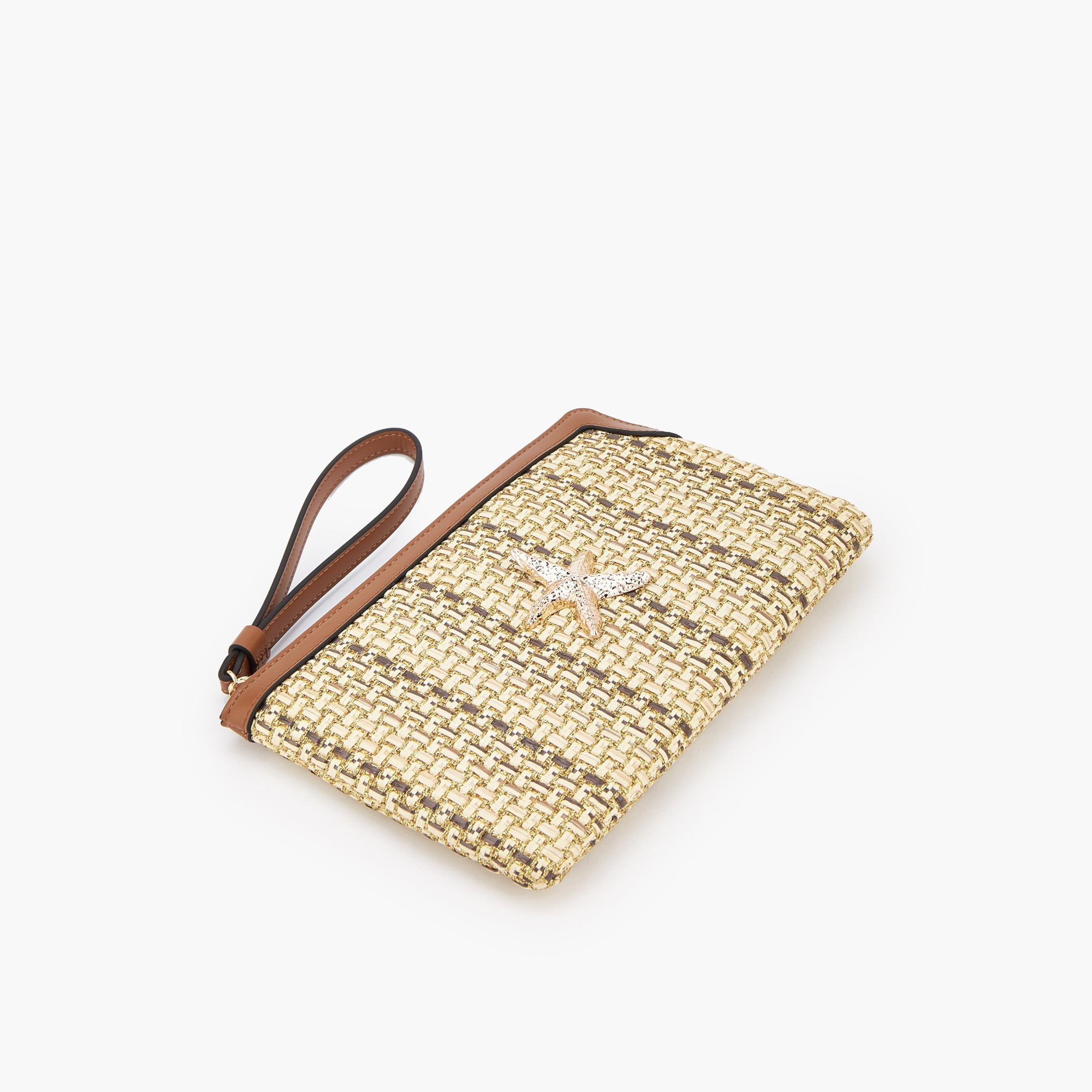 شنطة كلاتش منسوجة بارزة الملمس من سيليست-women-bagsandwallets-handbags-image-6