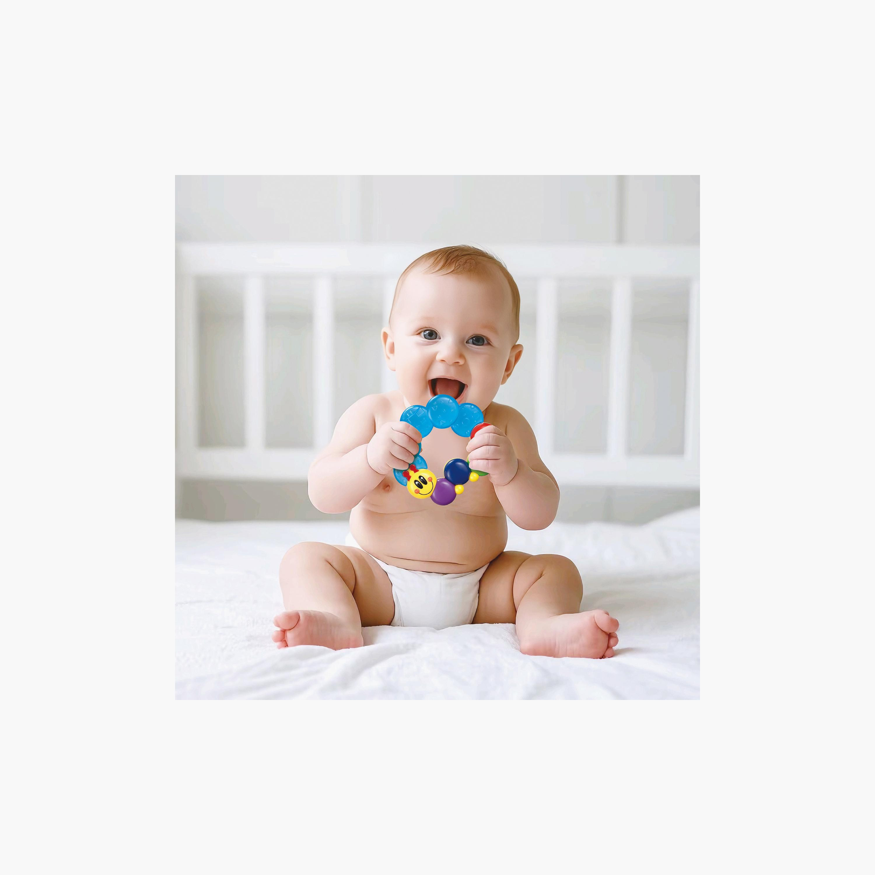 Hola Fun Rattle & Water Filled Teether - 6-9 Months-toys-babyandtoddlertoys-rattlesandteethers-image-4