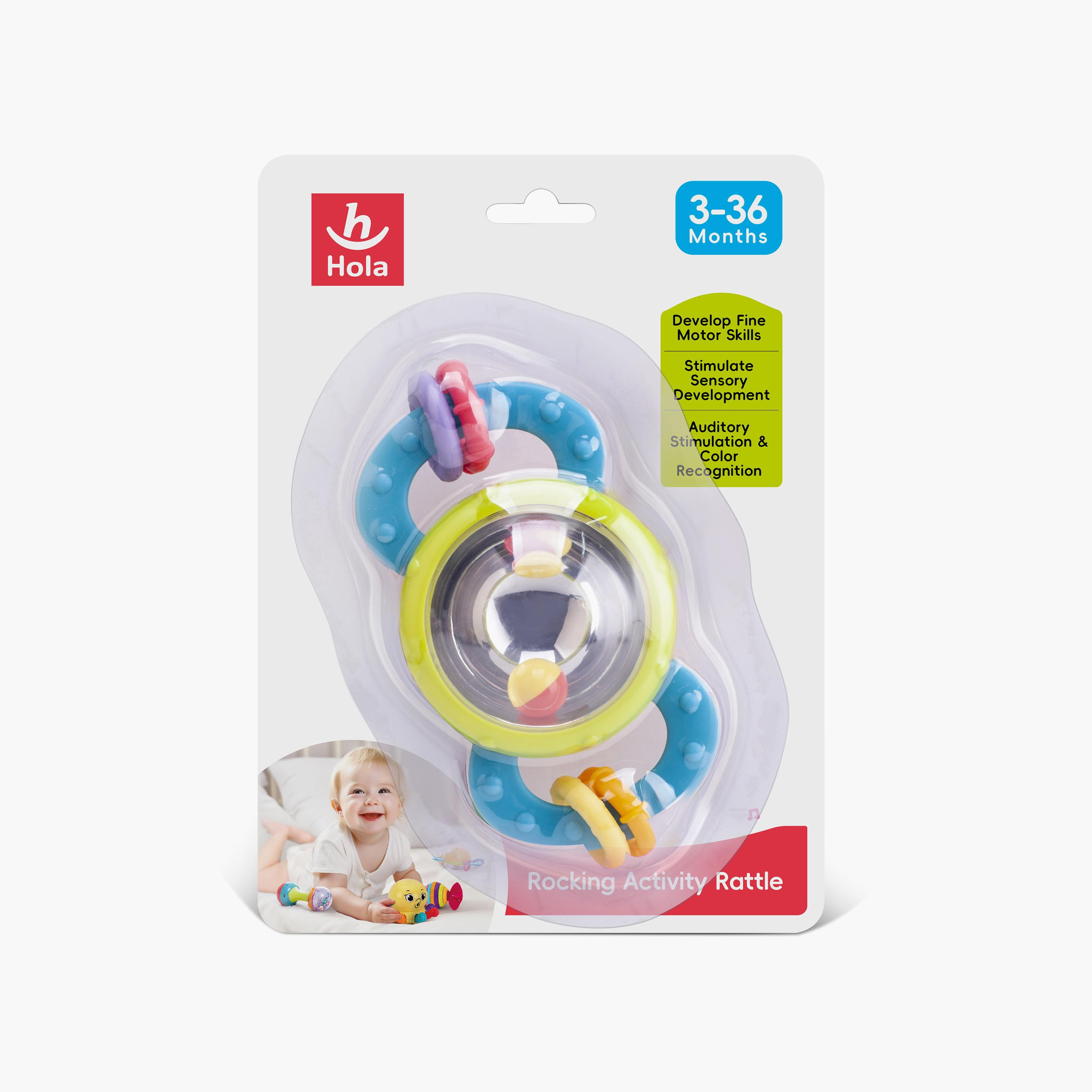 Hola Push & Shake Rattle & Rings - 3 Months+-toys-babyandtoddlertoys-rattlesandteethers-image-2