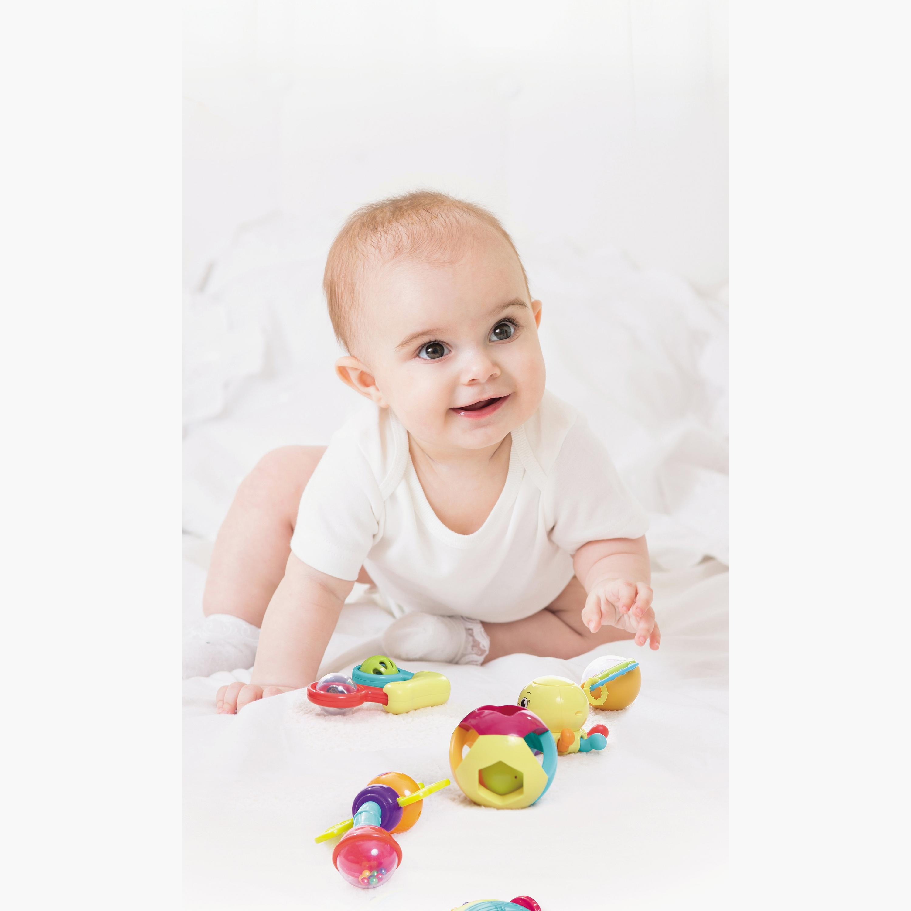 Hola Push & Shake Rattle & Rings - 3 Months+-toys-babyandtoddlertoys-rattlesandteethers-image-4