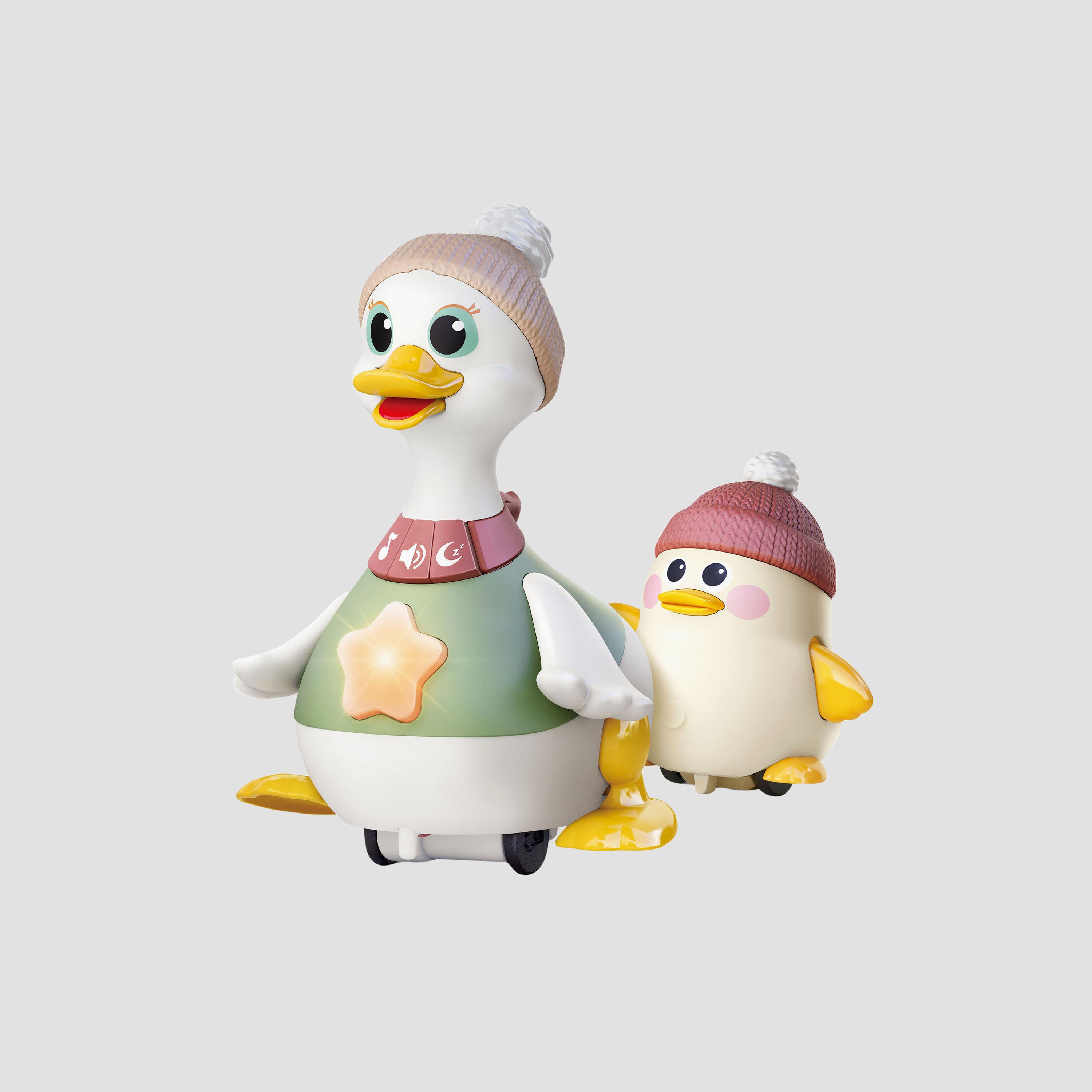Hola Waddling Duck Family Light & Musical Toy-toys-babyandtoddlertoys-lightsandmusicaltoys-image-1