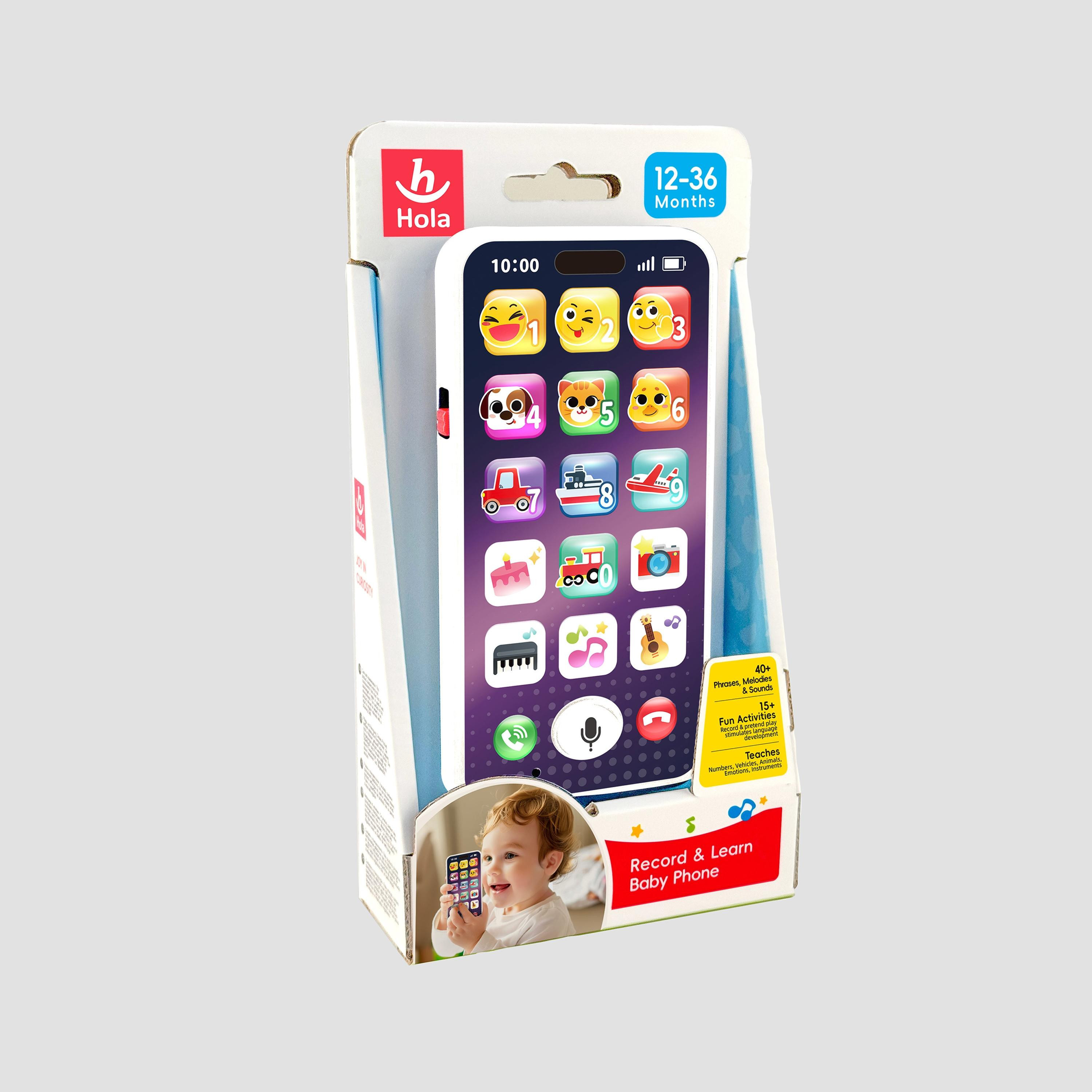 Hola Record & Learn Baby Phone - Voice Recording, Lights & Sounds-toys-educational-musicaltoys-image-2
