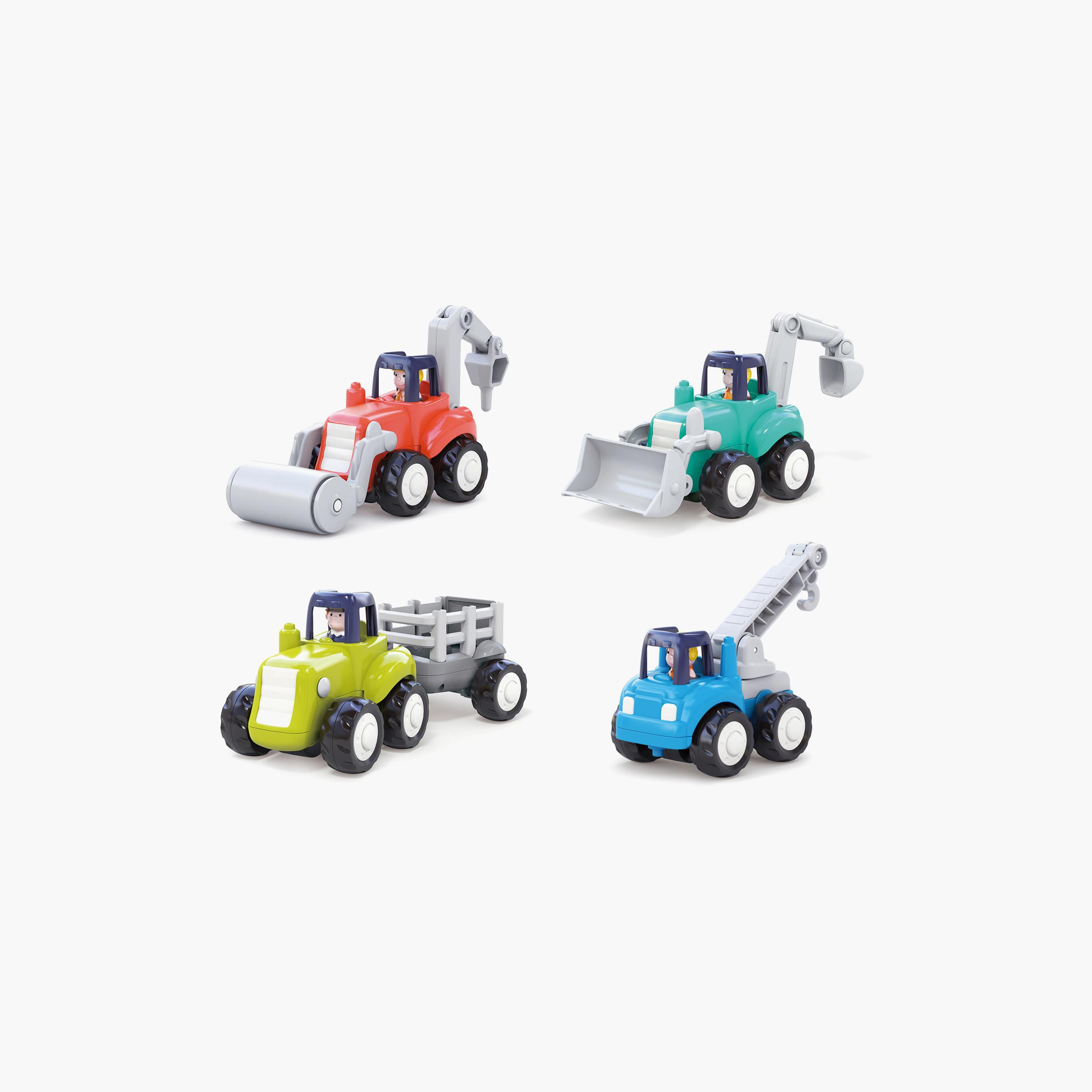 Hola Set of 4 Construction Truck Toy Set-toys-roleplay-toolsandconstructionsets-image-1