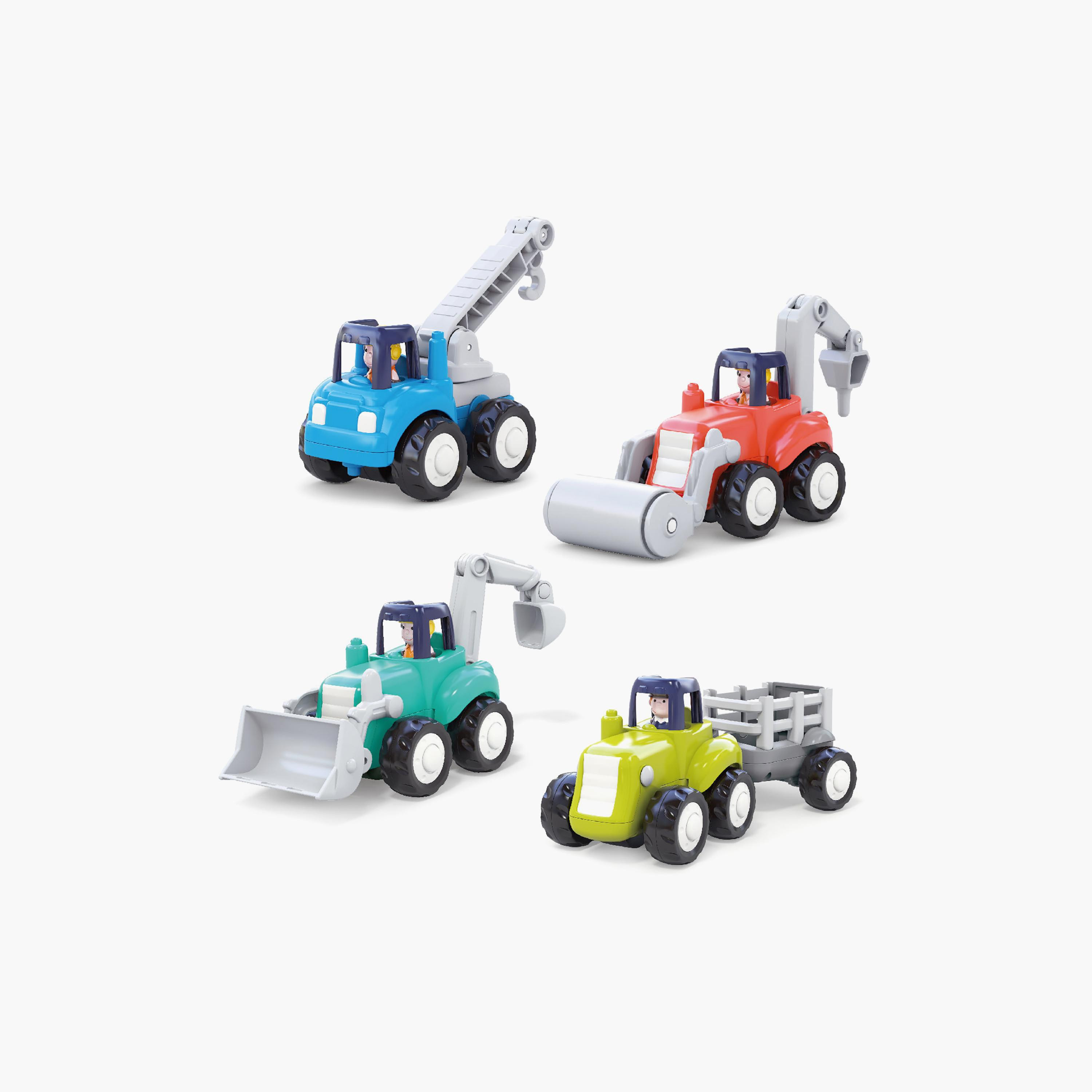 Hola Set of 4 Construction Truck Toy Set-toys-roleplay-toolsandconstructionsets-image-4