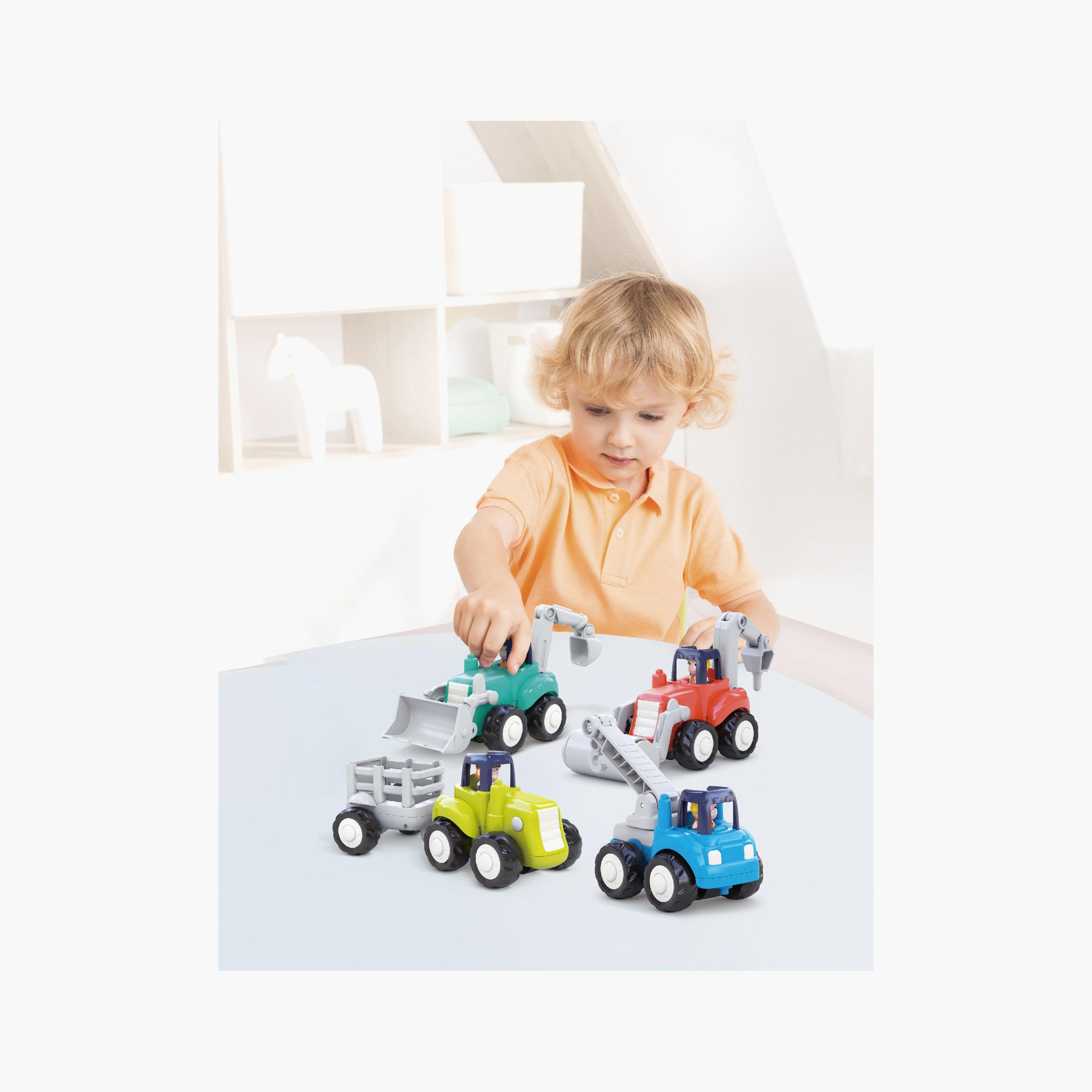 Hola Set of 4 Construction Truck Toy Set-toys-roleplay-toolsandconstructionsets-image-9