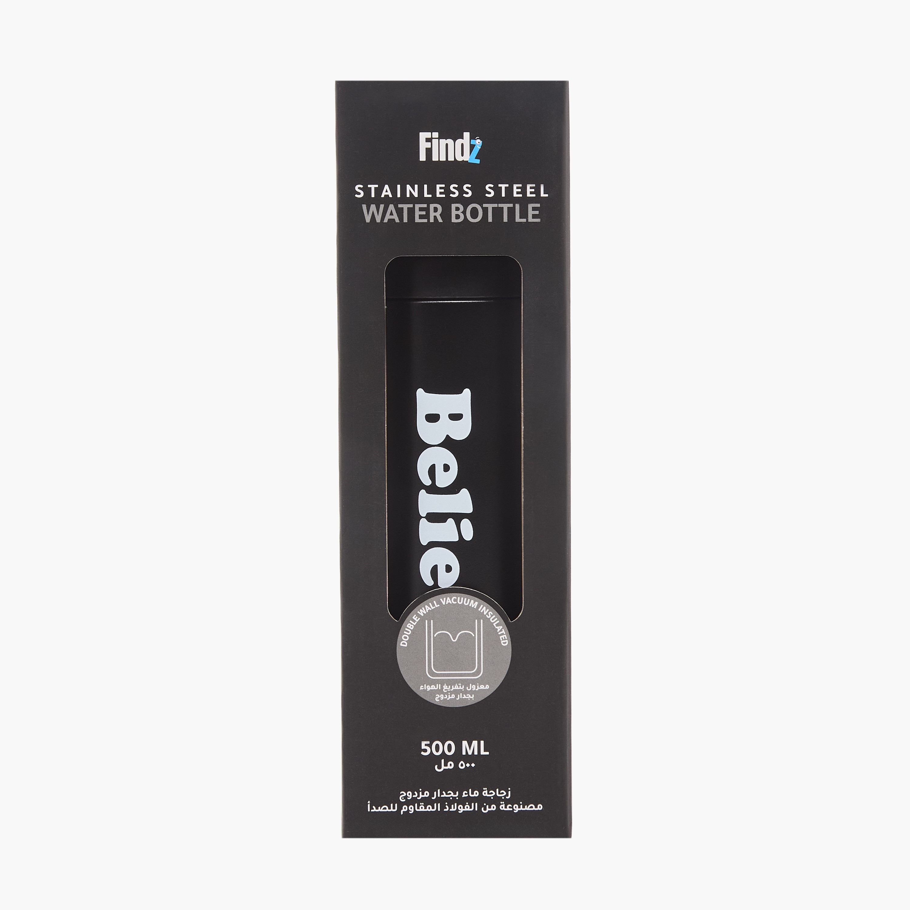 Findz Double Wall Stainless Steel Vacuum Water Bottle - 500 ml-household-dining-drinkserveware-bottles-image-7