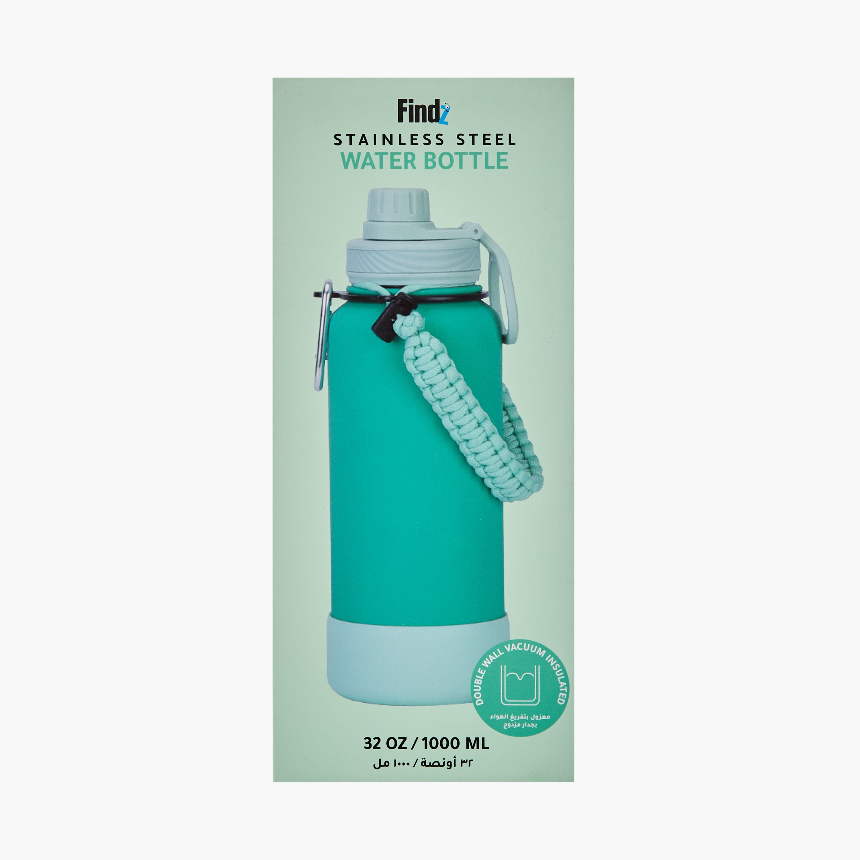 Findz Double Wall Stainless Steel Vacuum Water Bottle - 1 L-household-dining-drinkserveware-bottles-image-9