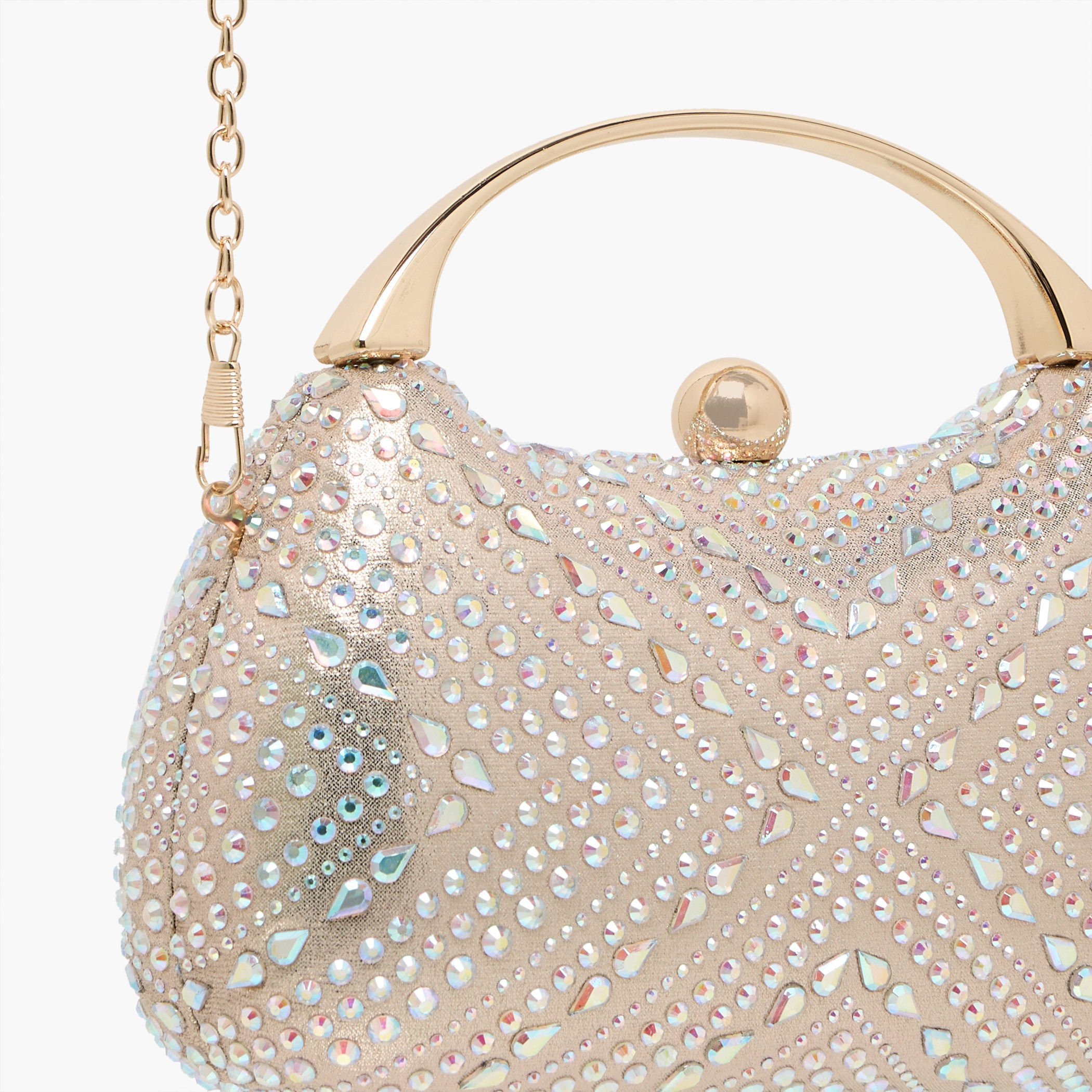 Sasha Diamante Embellished Clutch with Detachable Chain Strap-women-bagsandwallets-handbags-image-5