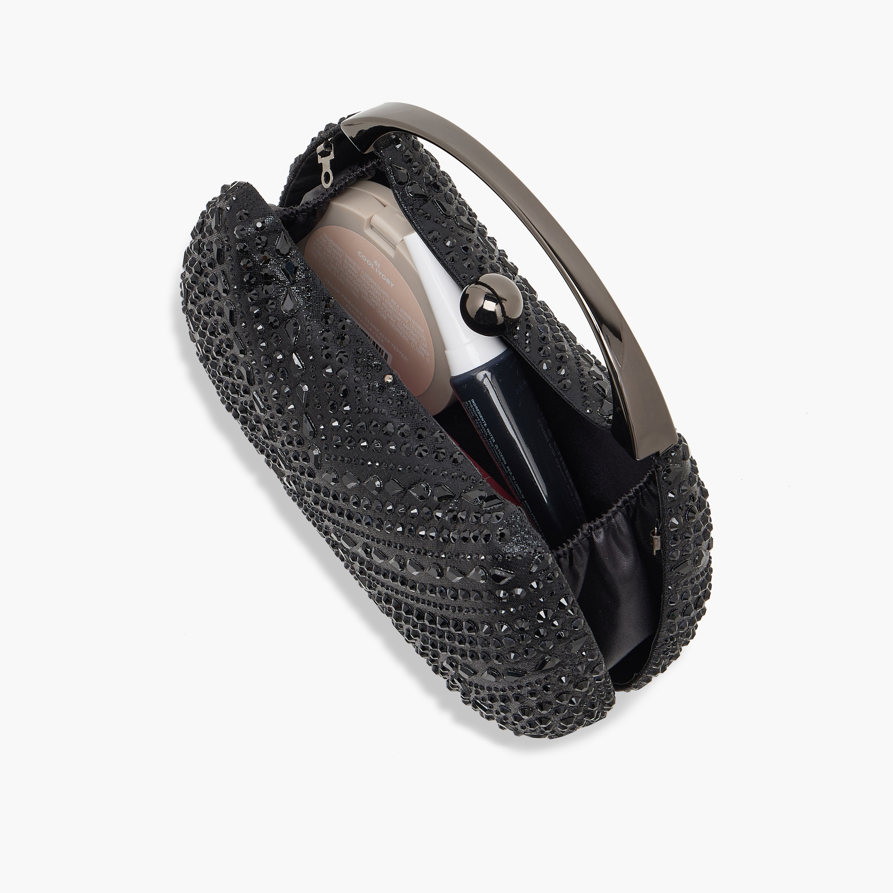 Sasha Diamante Embellished Clutch with Detachable Chain Strap-women-bagsandwallets-handbags-image-9