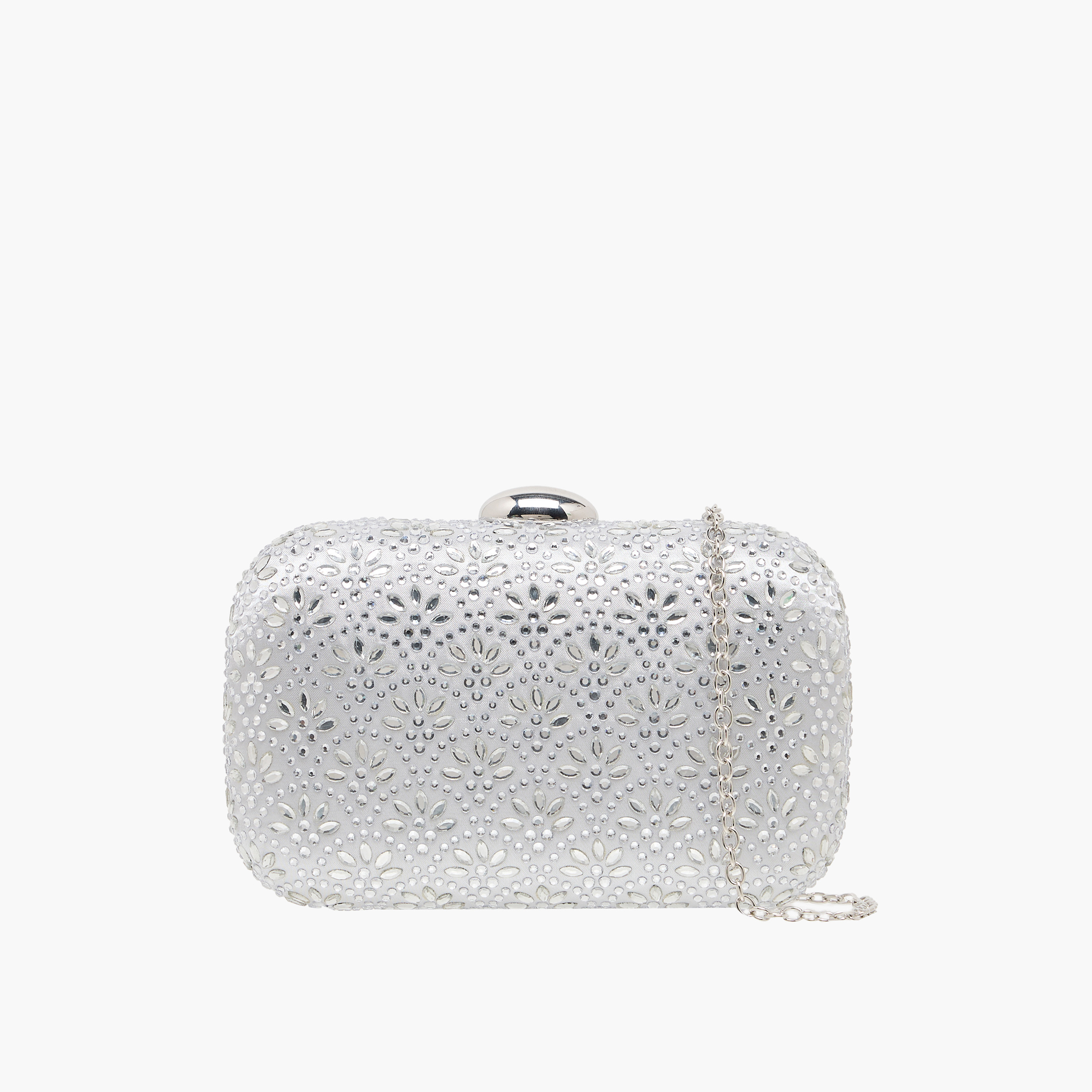 Sasha Embellished Clutch with Detachable Chain Strap-women-bagsandwallets-handbags-image-1
