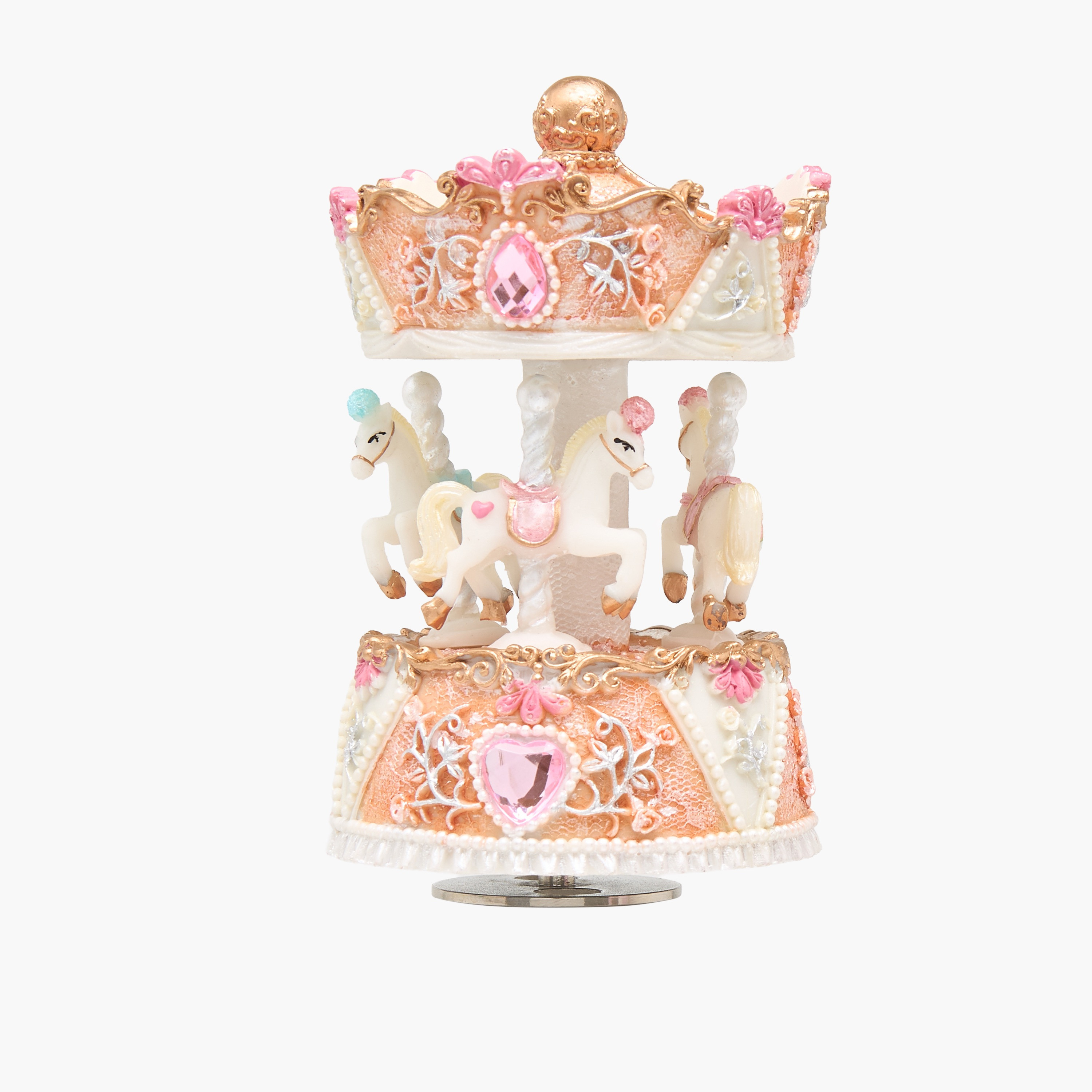 Musical 3-Horse Carousel-household-decor-decorativeobjectsandsculptures-image-4