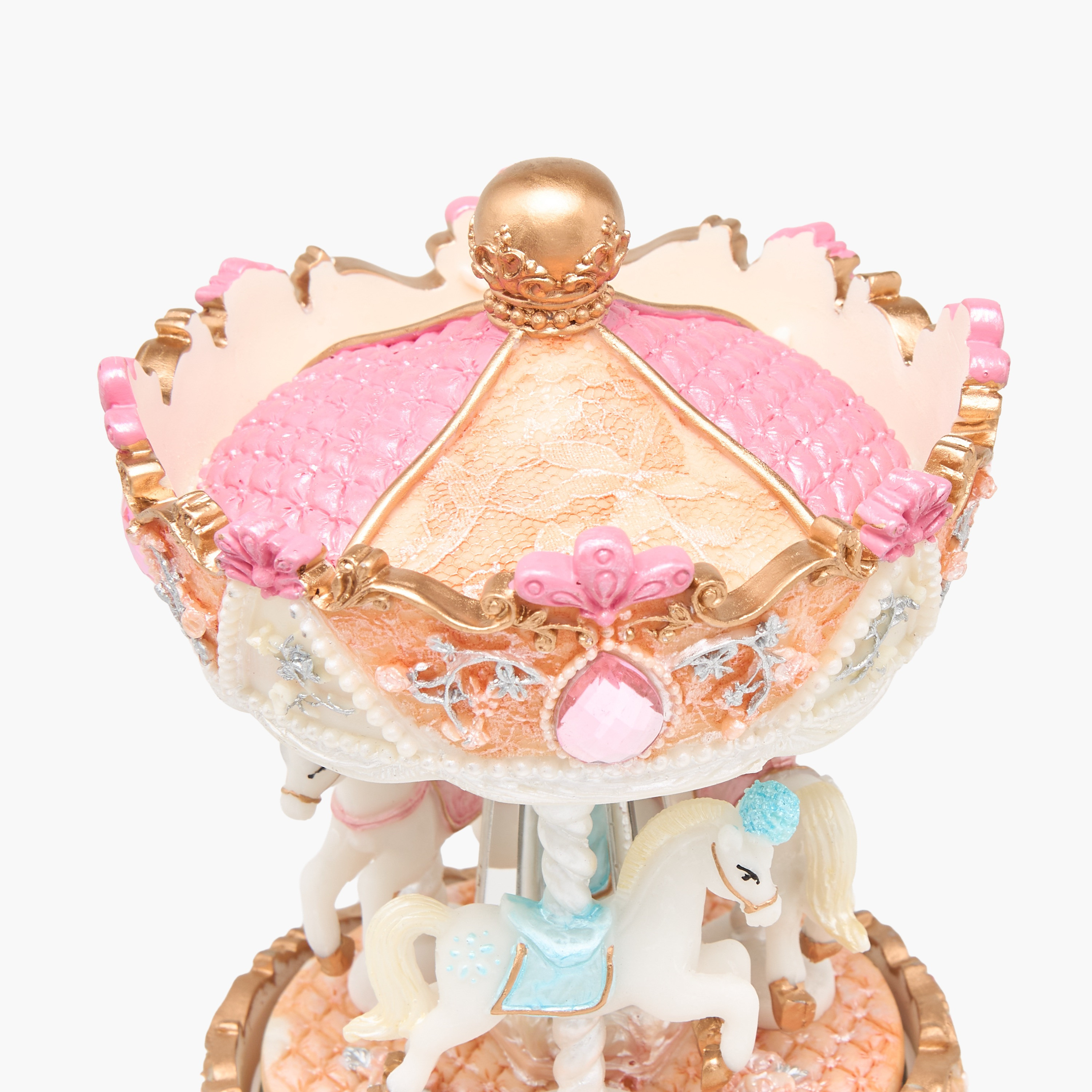 Musical 3-Horse Carousel-household-decor-decorativeobjectsandsculptures-image-4