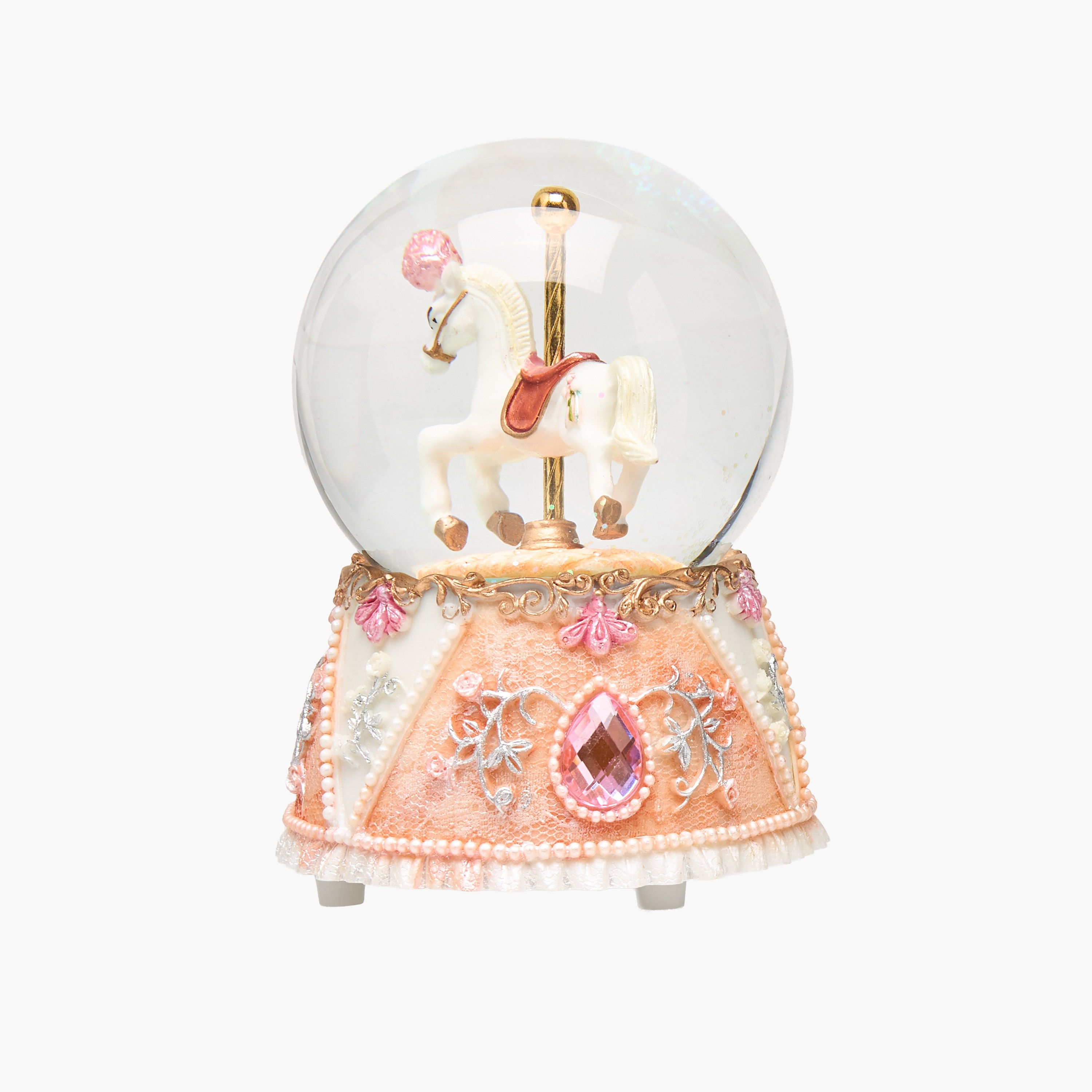 Musical Horse Polyresin Water Globe-household-decor-decorativeobjectsandsculptures-image-4