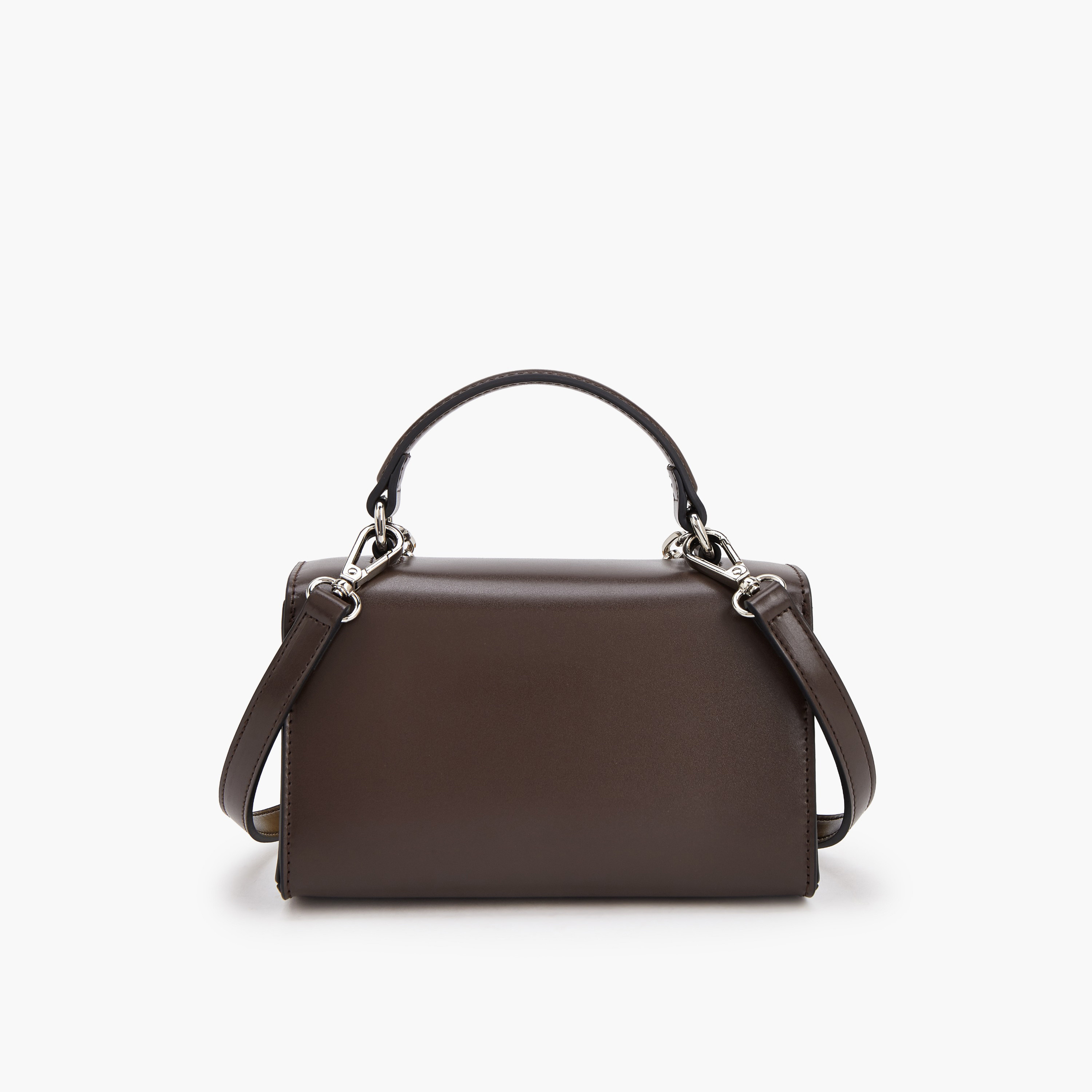 Celeste Solid Satchel Bag with Chain Detail-women-bagsandwallets-handbags-image-5