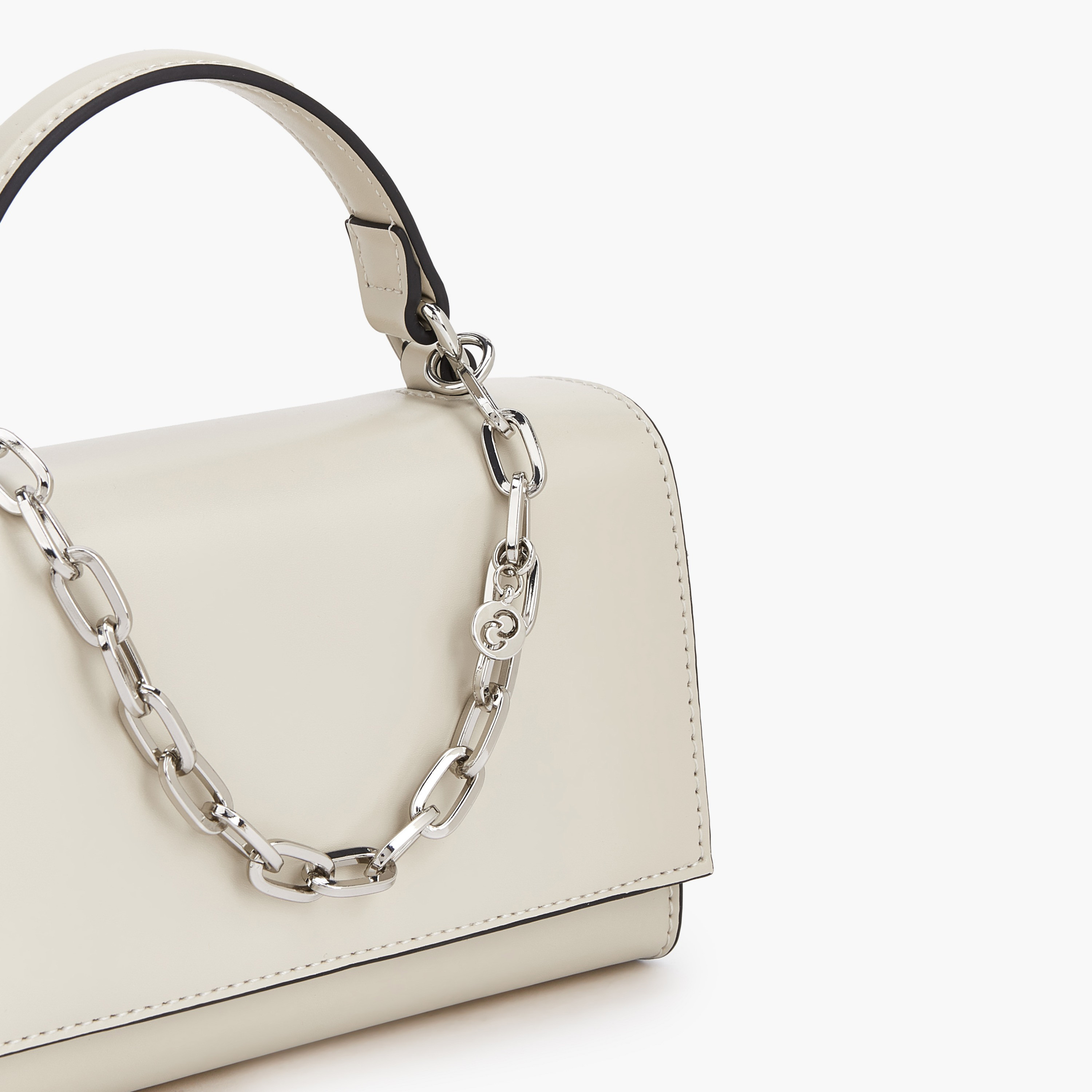 Celeste Solid Satchel Bag with Chain Detail-women-bagsandwallets-handbags-image-4