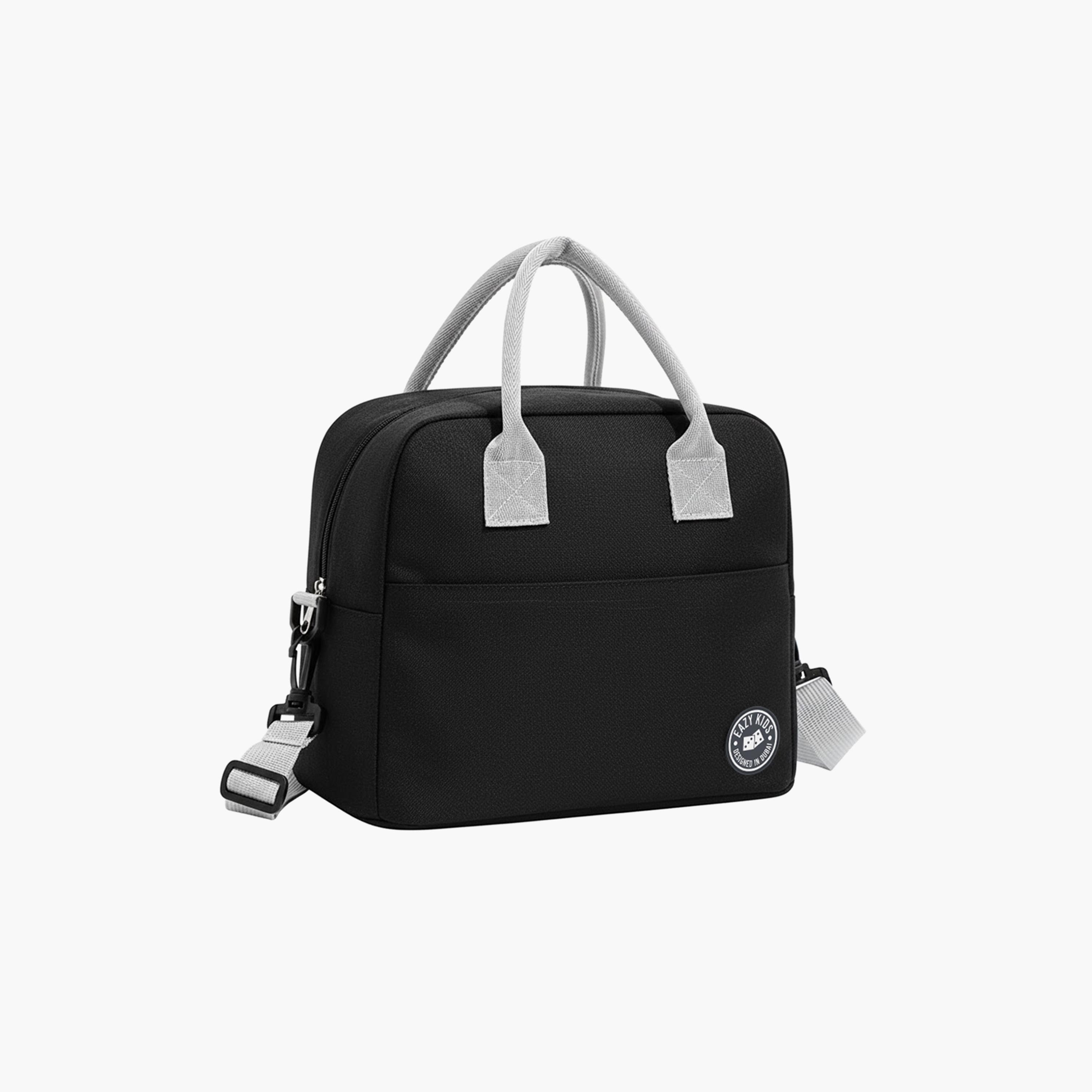 Eazy Kids Insulated Lunch Bag - Black-school-lunchessentials-lunchbags-image-1