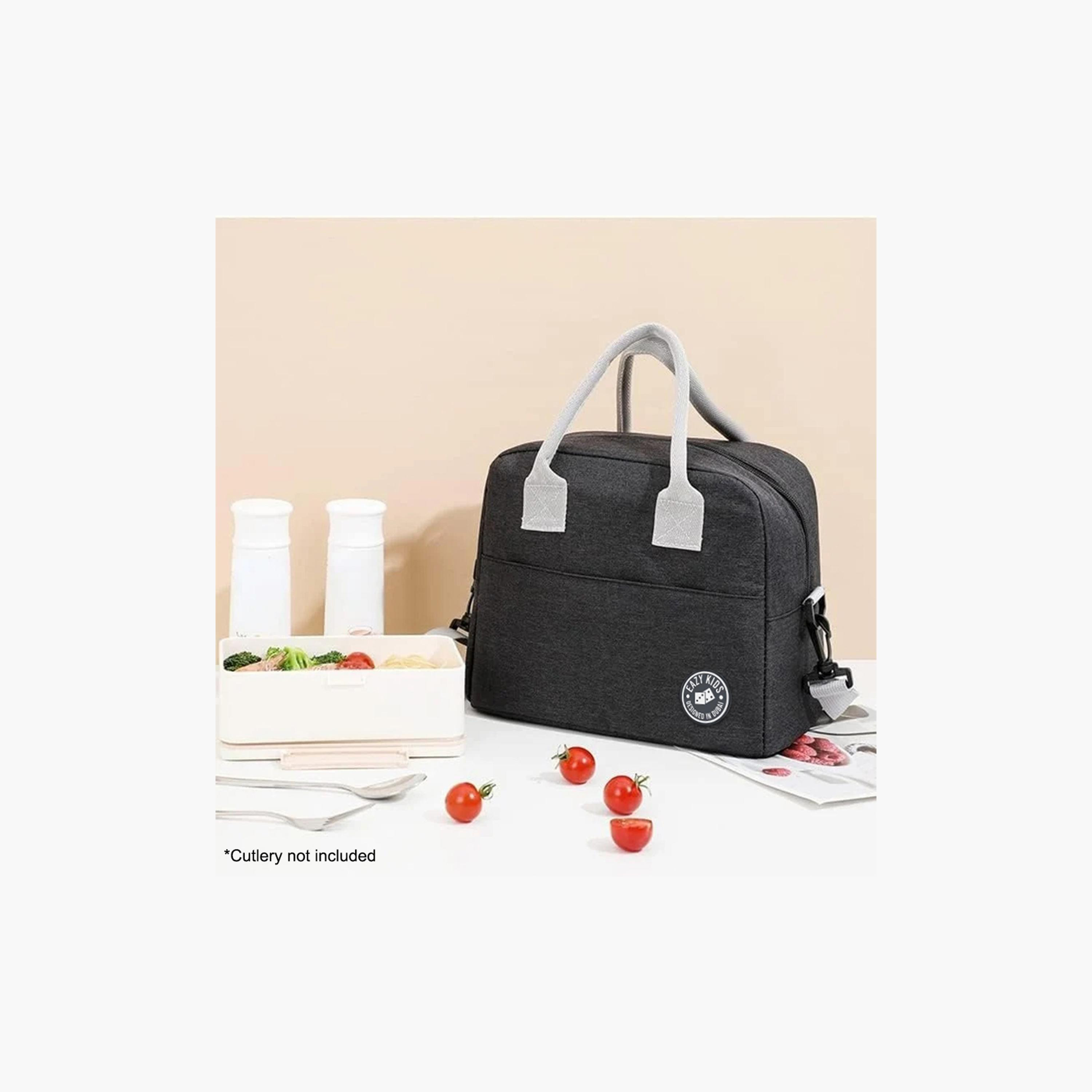 Eazy Kids Insulated Lunch Bag - Black-school-lunchessentials-lunchbags-image-4