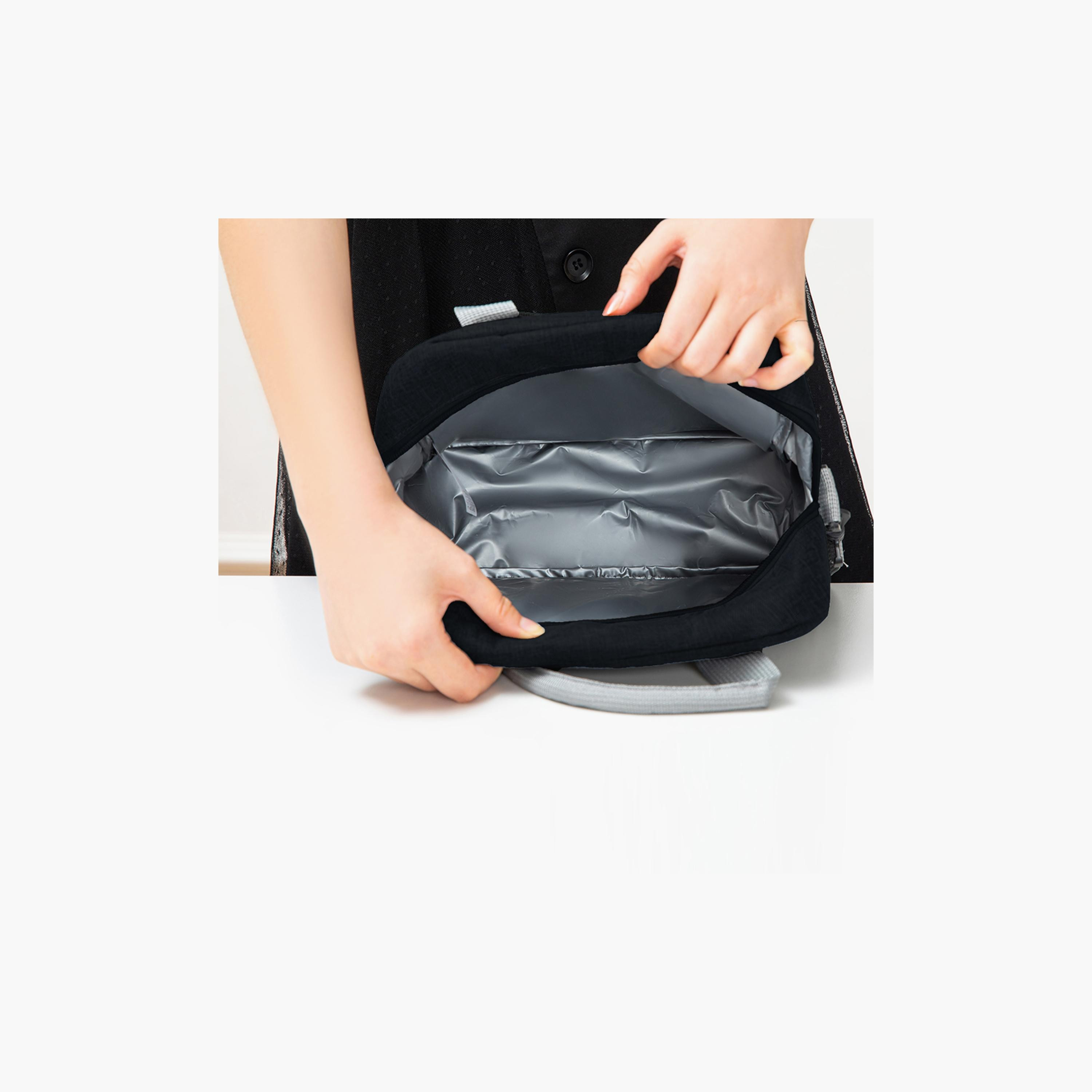 Eazy Kids Insulated Lunch Bag - Black-school-lunchessentials-lunchbags-image-5