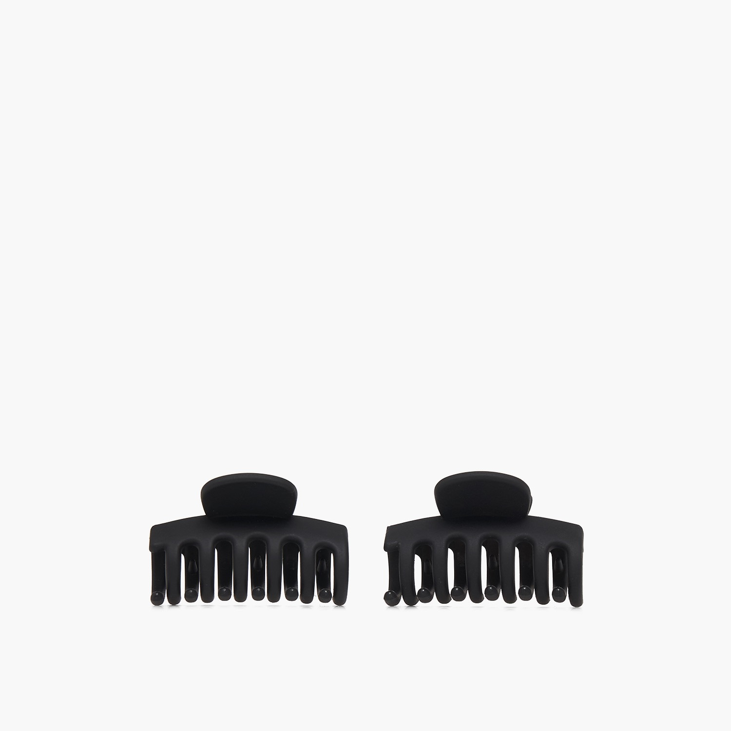 Pack of 6 Rectangular Hair Clamps with Matte Finish-women-hairaccessories-clamps-image-2