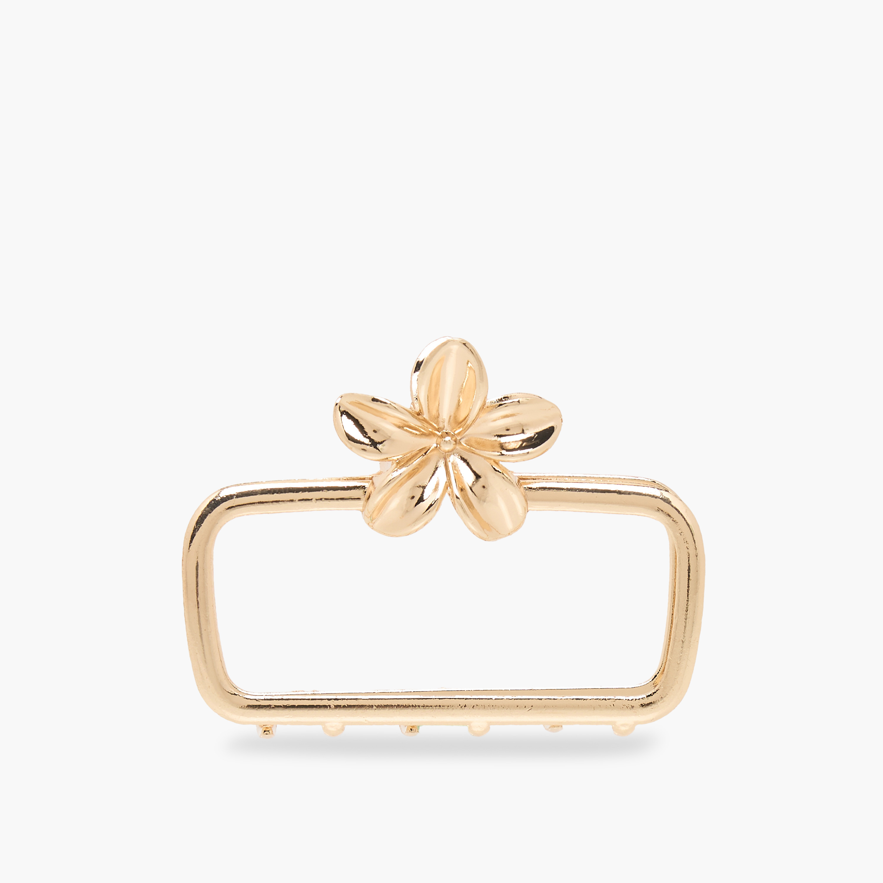 Pack of 2 Curved Hair Clamp with Floral Accent-women-hairaccessories-clamps-image-2