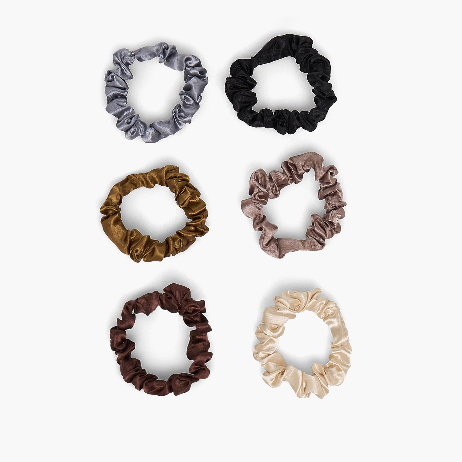 Pack of 6 Hair Scrunchie-women-hairaccessories-scrunchies-image-3