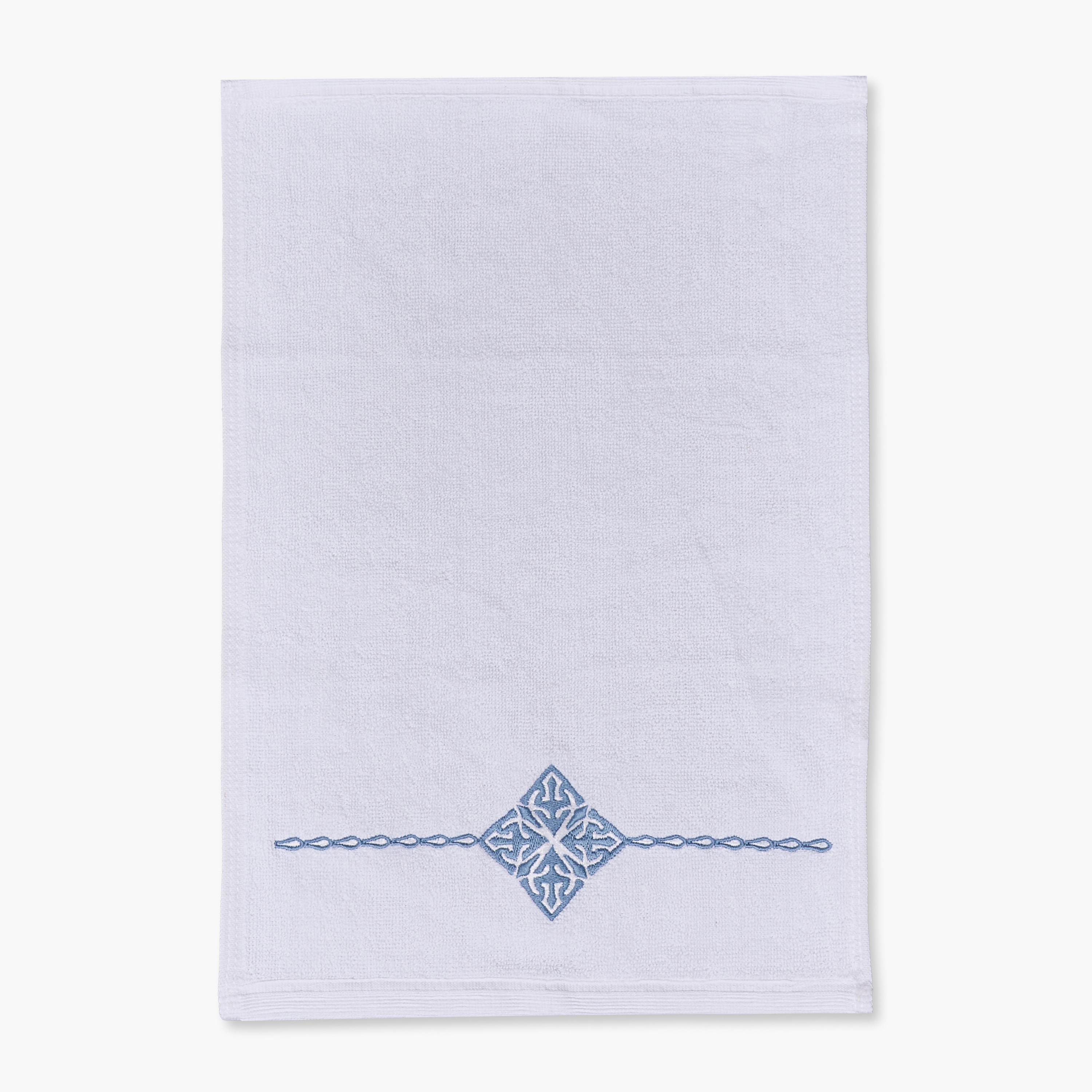 Zarqa 2-Piece Embroidered Guest Towel Set - 30x50 cm-household-bathandlaundry-bathlinen-towels-image-1