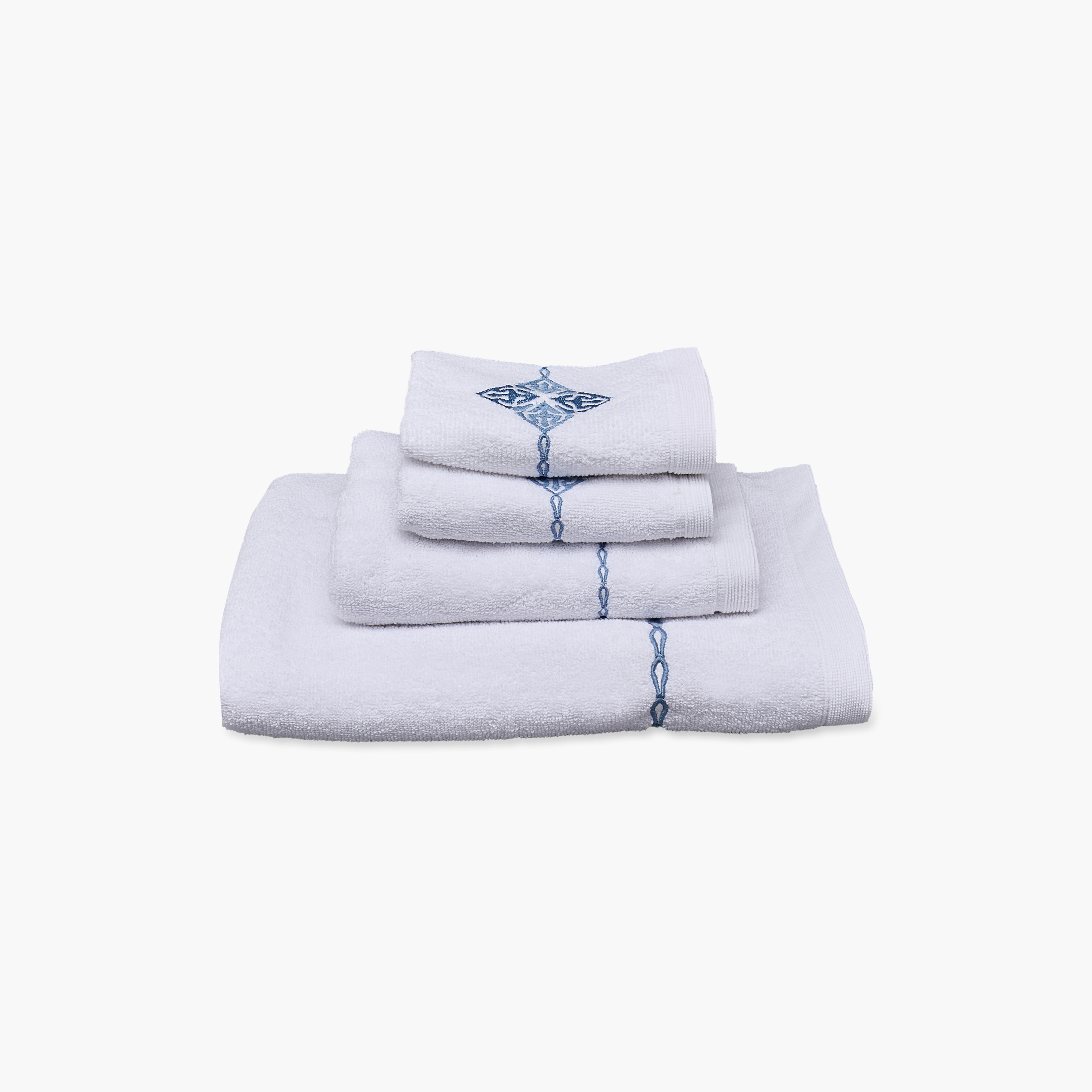 Zarqa 2-Piece Embroidered Guest Towel Set - 30x50 cm-household-bathandlaundry-bathlinen-towels-image-5
