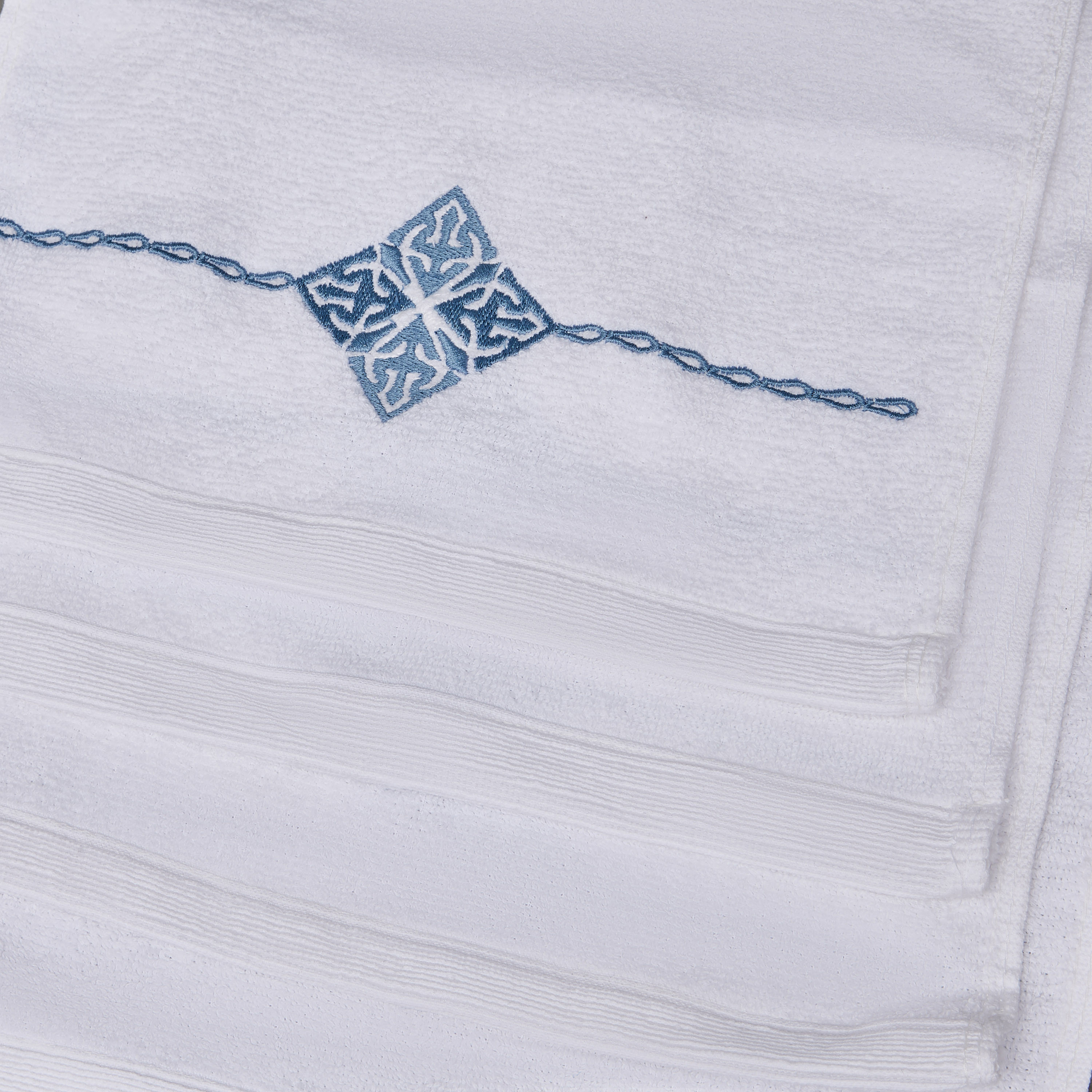 Zarqa 4-Piece Embroidered Face Towel Set - 30x30 cm-household-bathandlaundry-bathlinen-towels-image-5