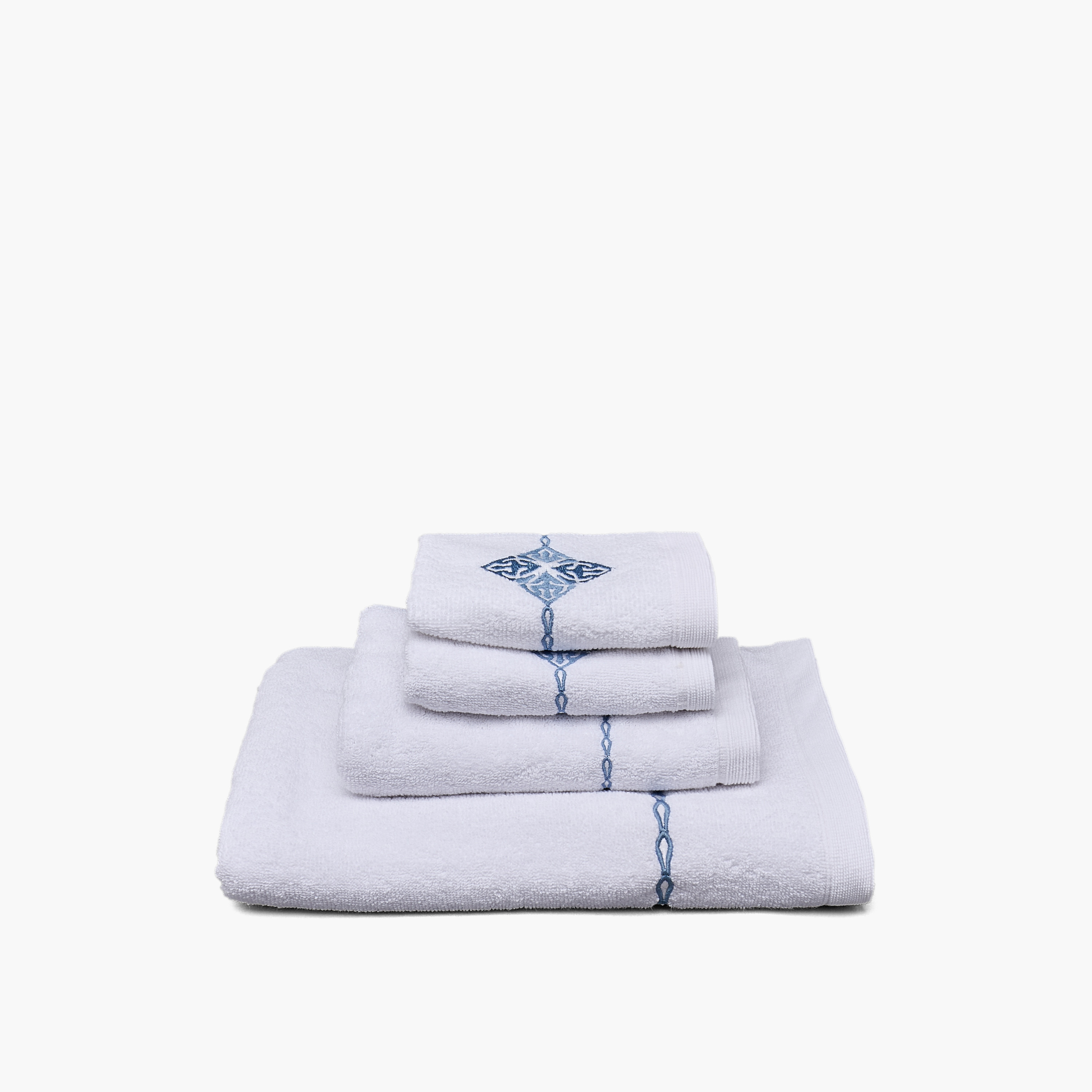 Zarqa 4-Piece Embroidered Face Towel Set - 30x30 cm-household-bathandlaundry-bathlinen-towels-image-6