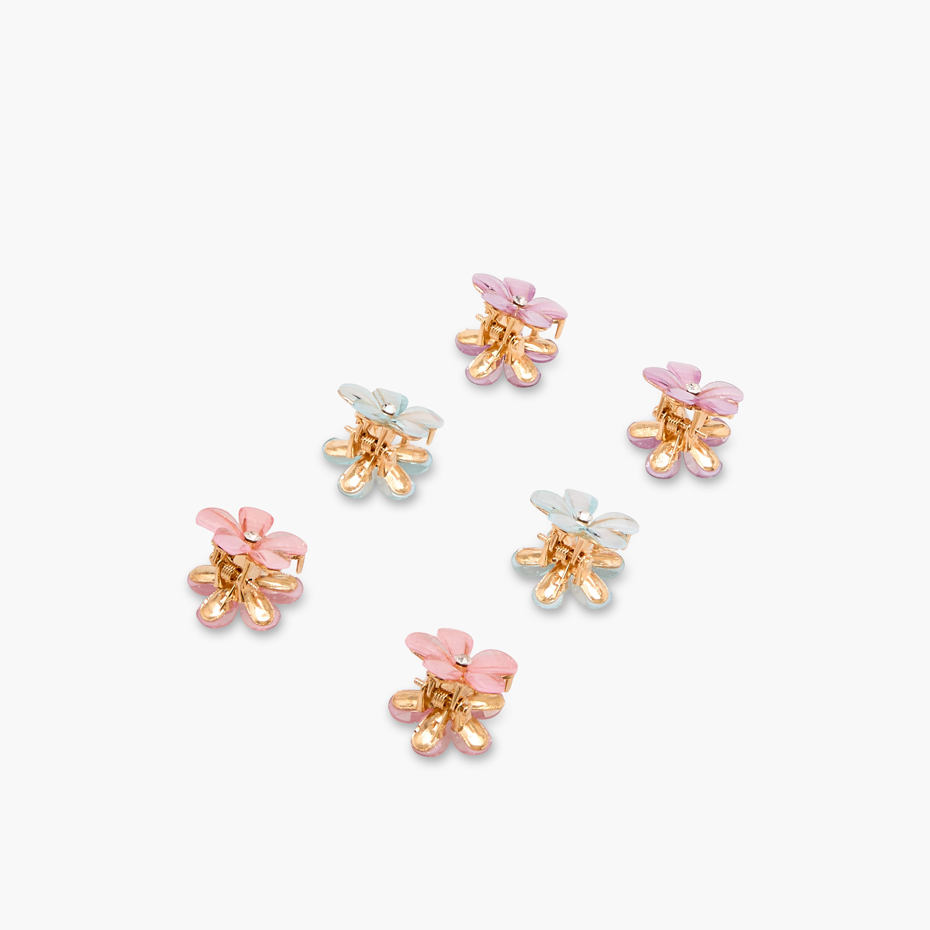 مشبك شعر زهري -  عبوة من 6 قطع-women-hairaccessories-clamps-image-8