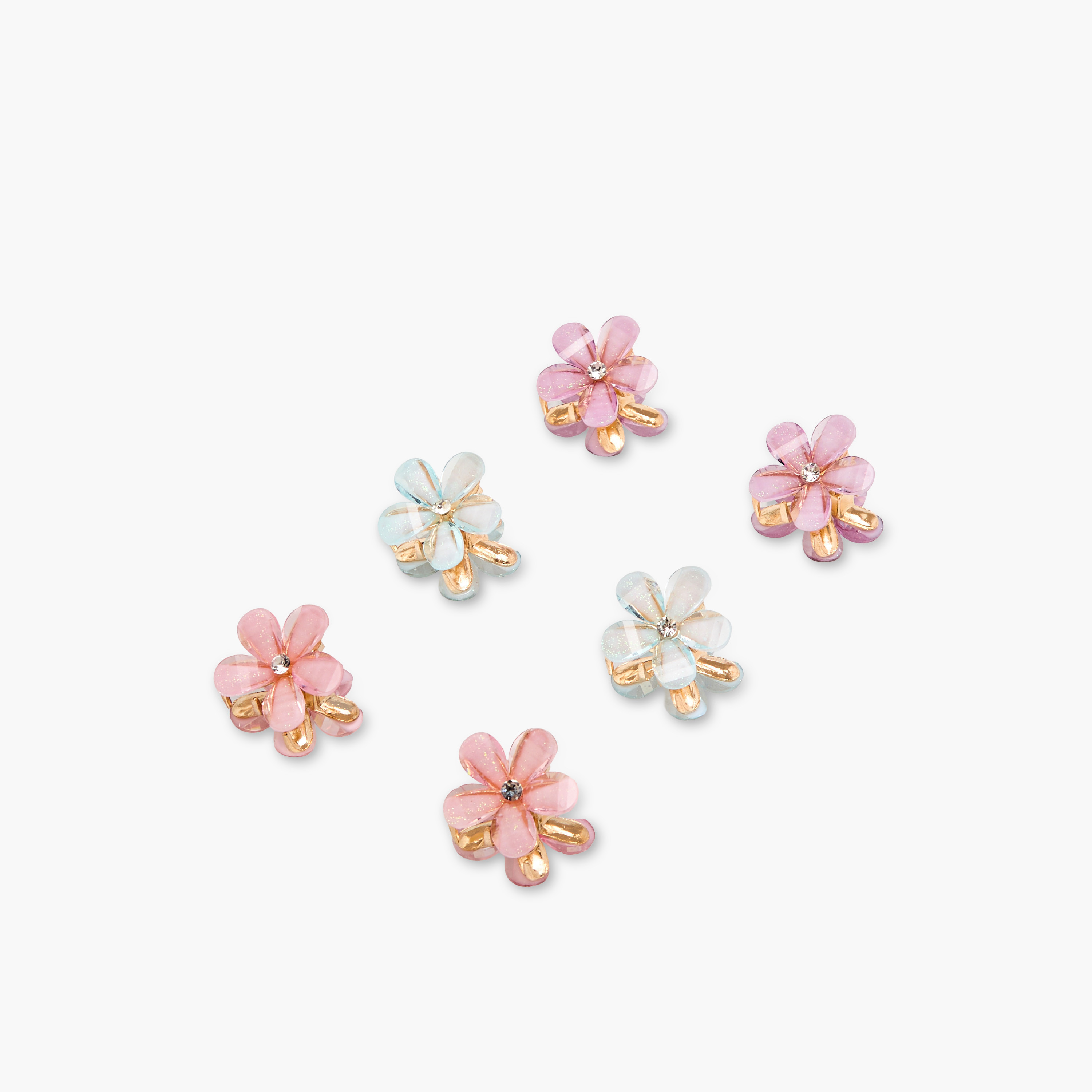 مشبك شعر زهري -  عبوة من 6 قطع-women-hairaccessories-clamps-image-9