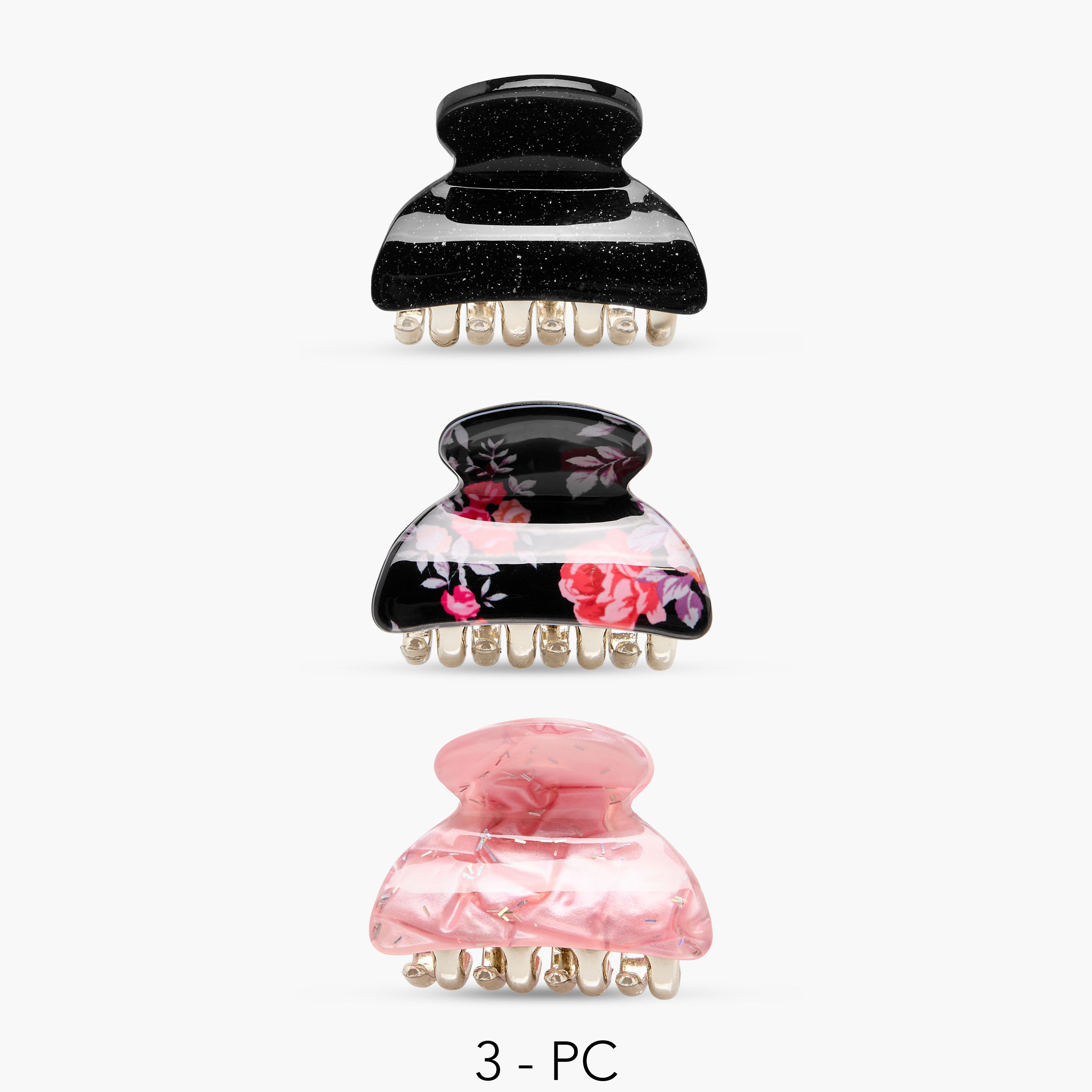 مشبك شعر منحني -  عبوة من 3 قطع-women-hairaccessories-clamps-image-1