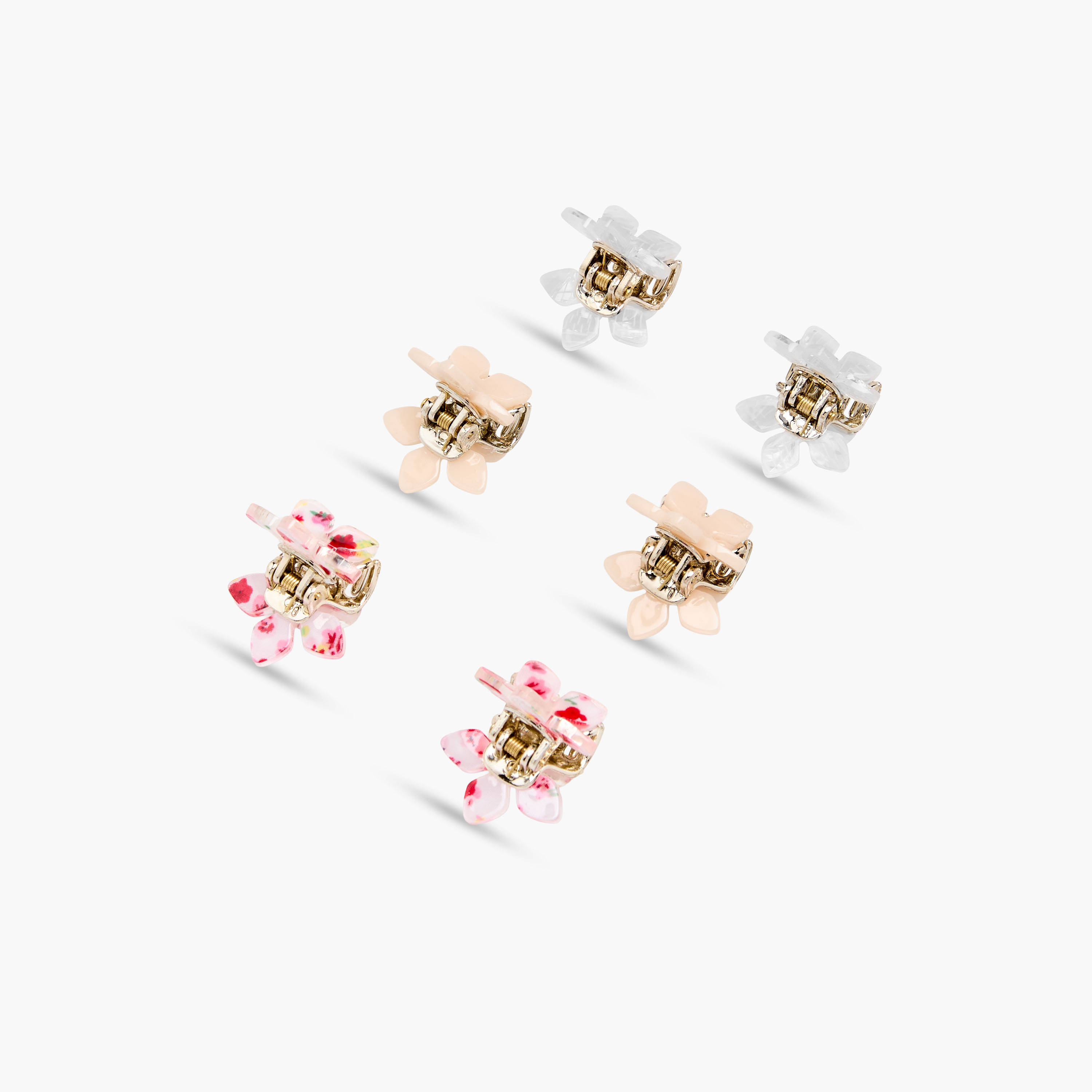 Pack of 6 Floral Hair Clamp-women-hairaccessories-clamps-image-9