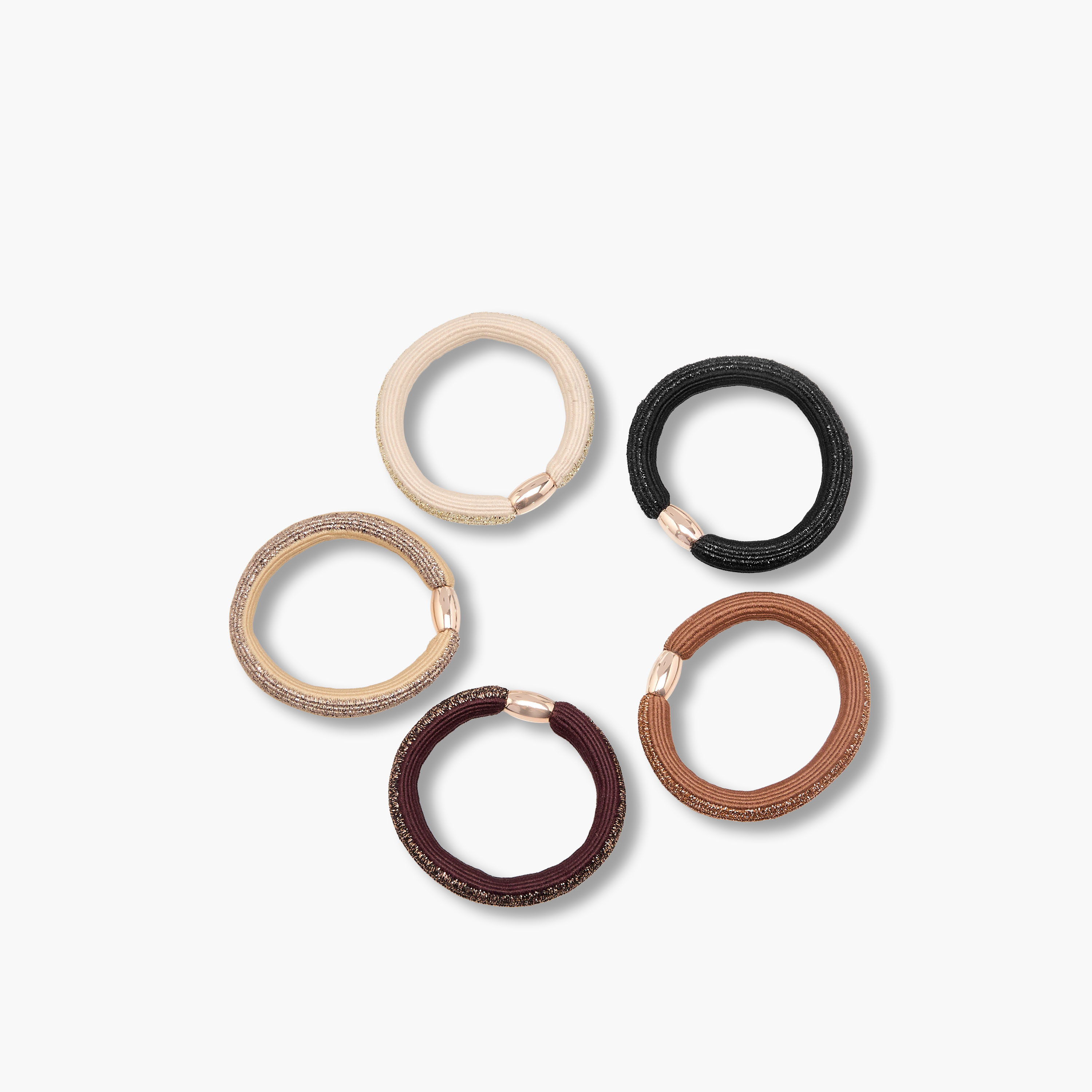 Pack of 5 Hair Tie-women-hairaccessories-bands-image-3