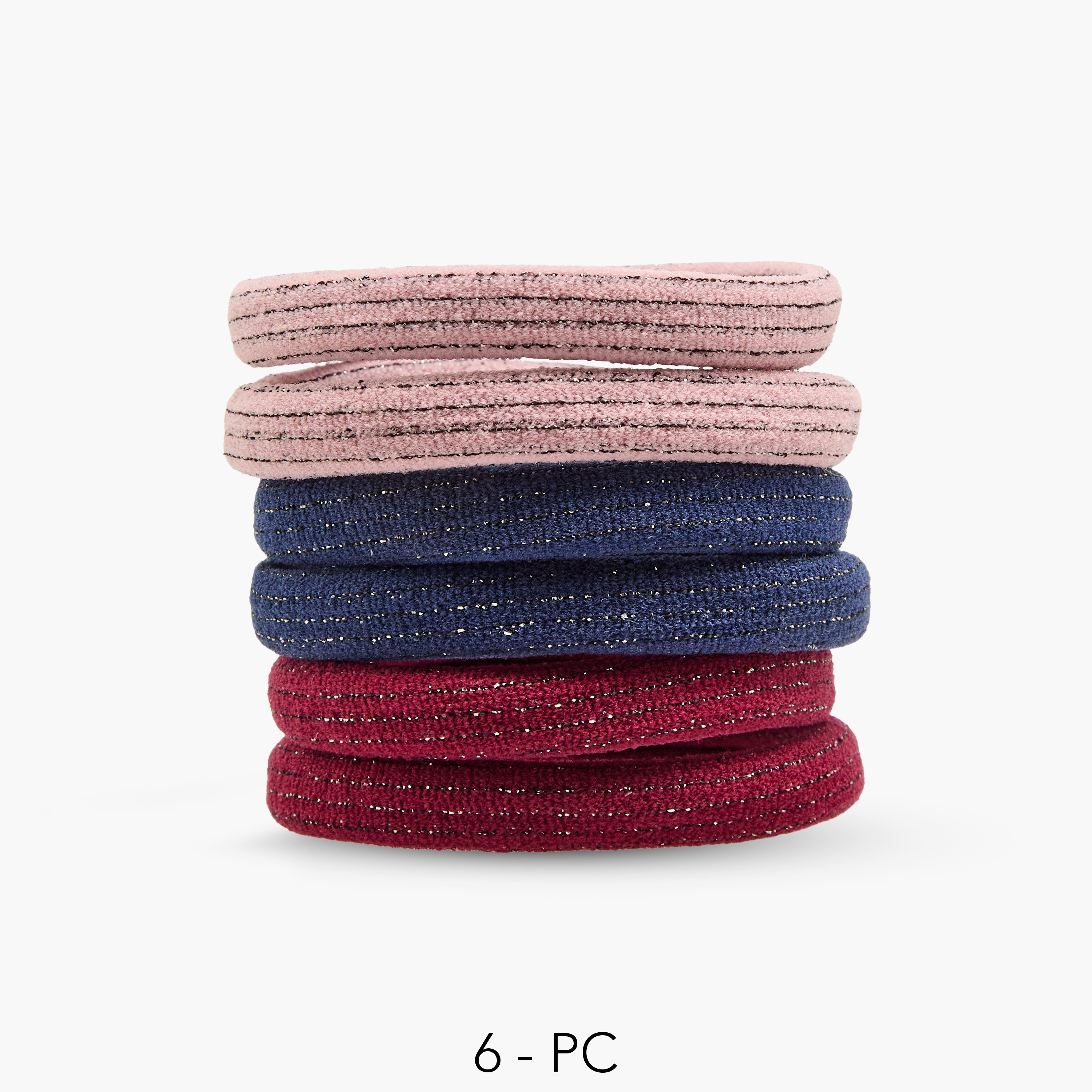 Pack of 6 Hair Tie-women-hairaccessories-scrunchies-image-1