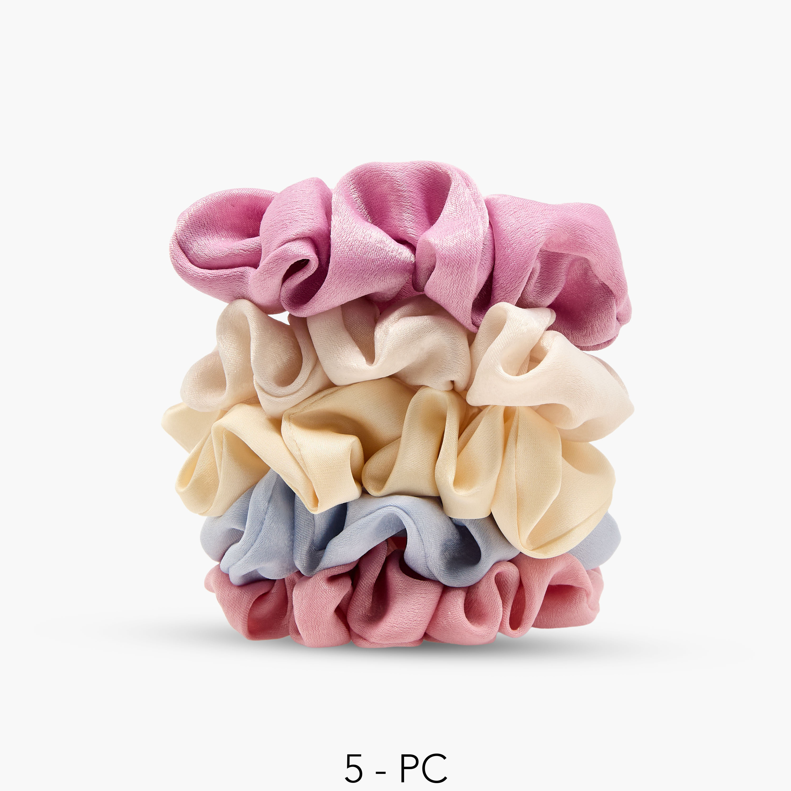 Pack of 5 Hair Scrunchie-women-hairaccessories-scrunchies-image-1