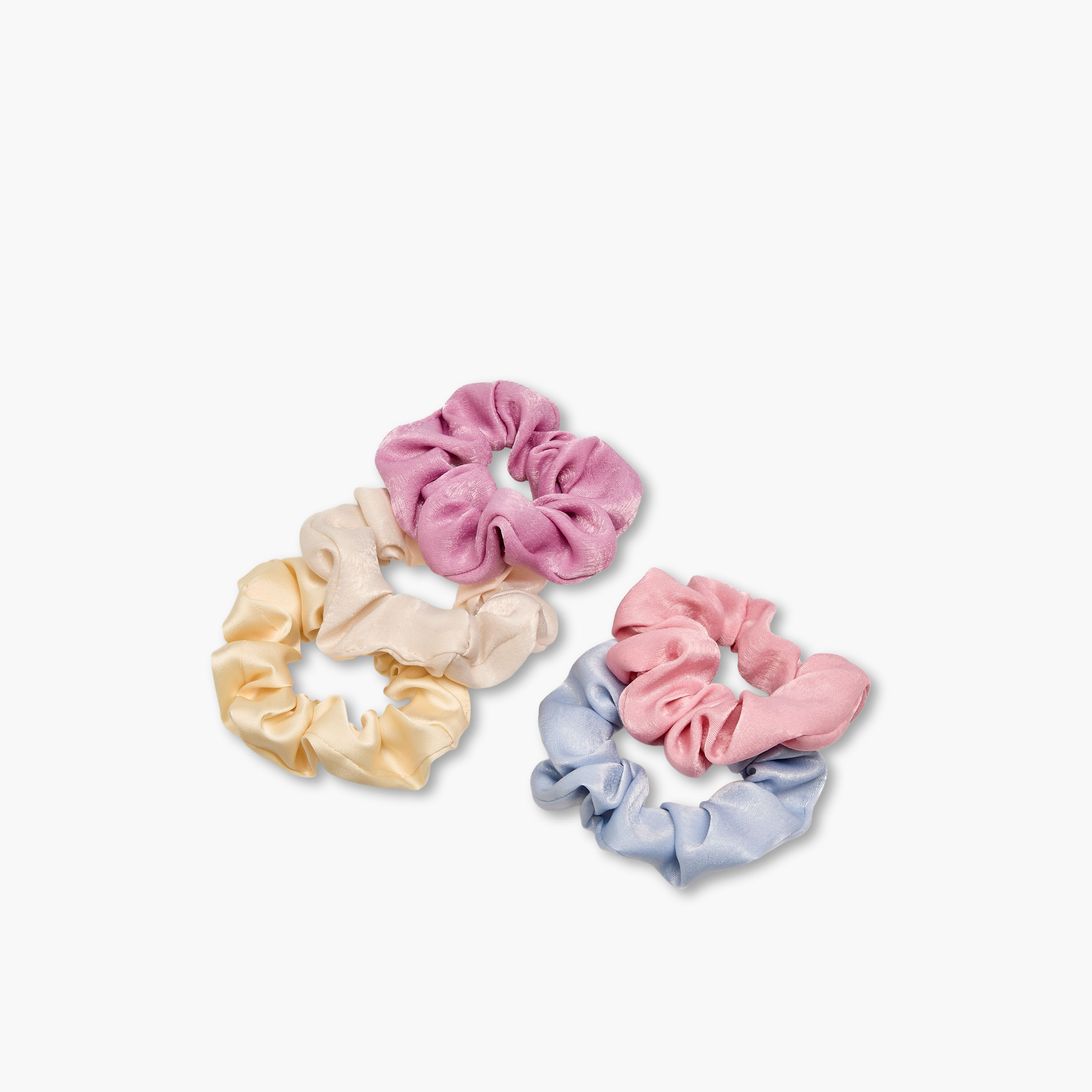 Pack of 5 Hair Scrunchie-women-hairaccessories-scrunchies-image-2