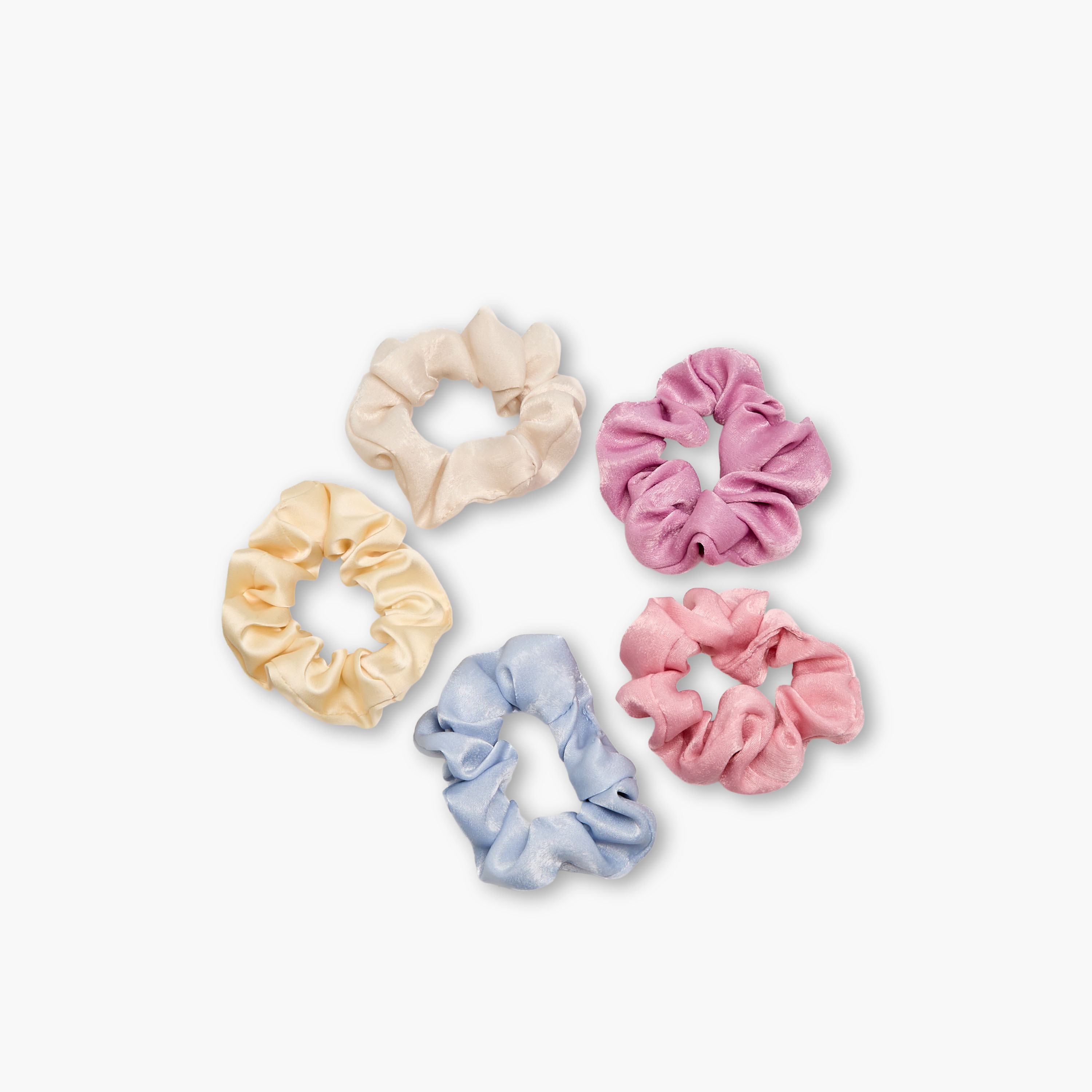Pack of 5 Hair Scrunchie-women-hairaccessories-scrunchies-image-3