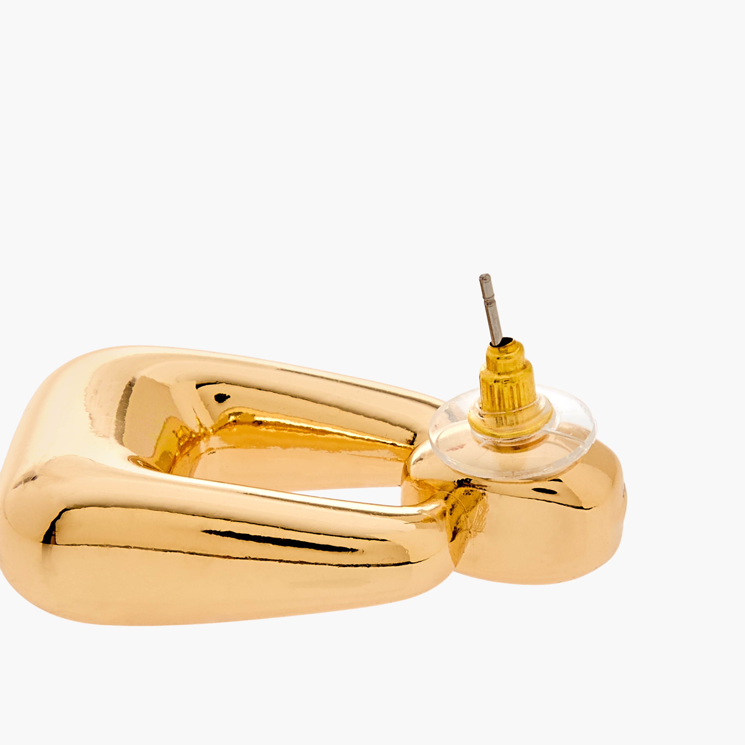 طقم حلقان بلون ذهبي بقفل خلفي ضاغط - زوجين-women-watchesandjewellery-jewellery-earrings-image-5